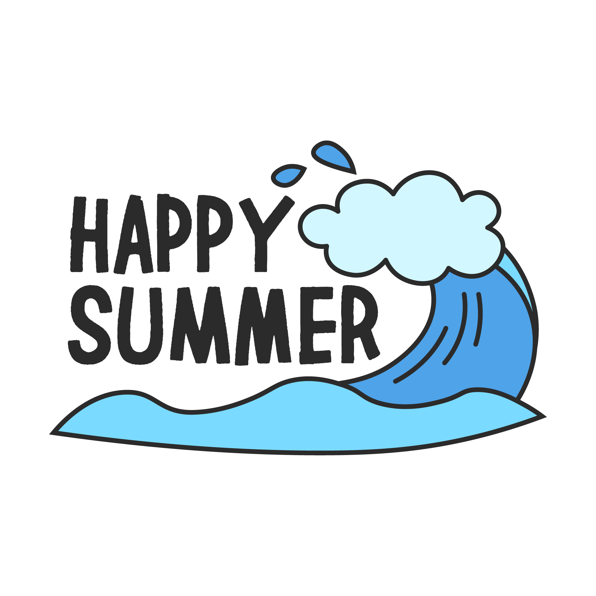 Summer 20 — Summer sticker SVG cut file
