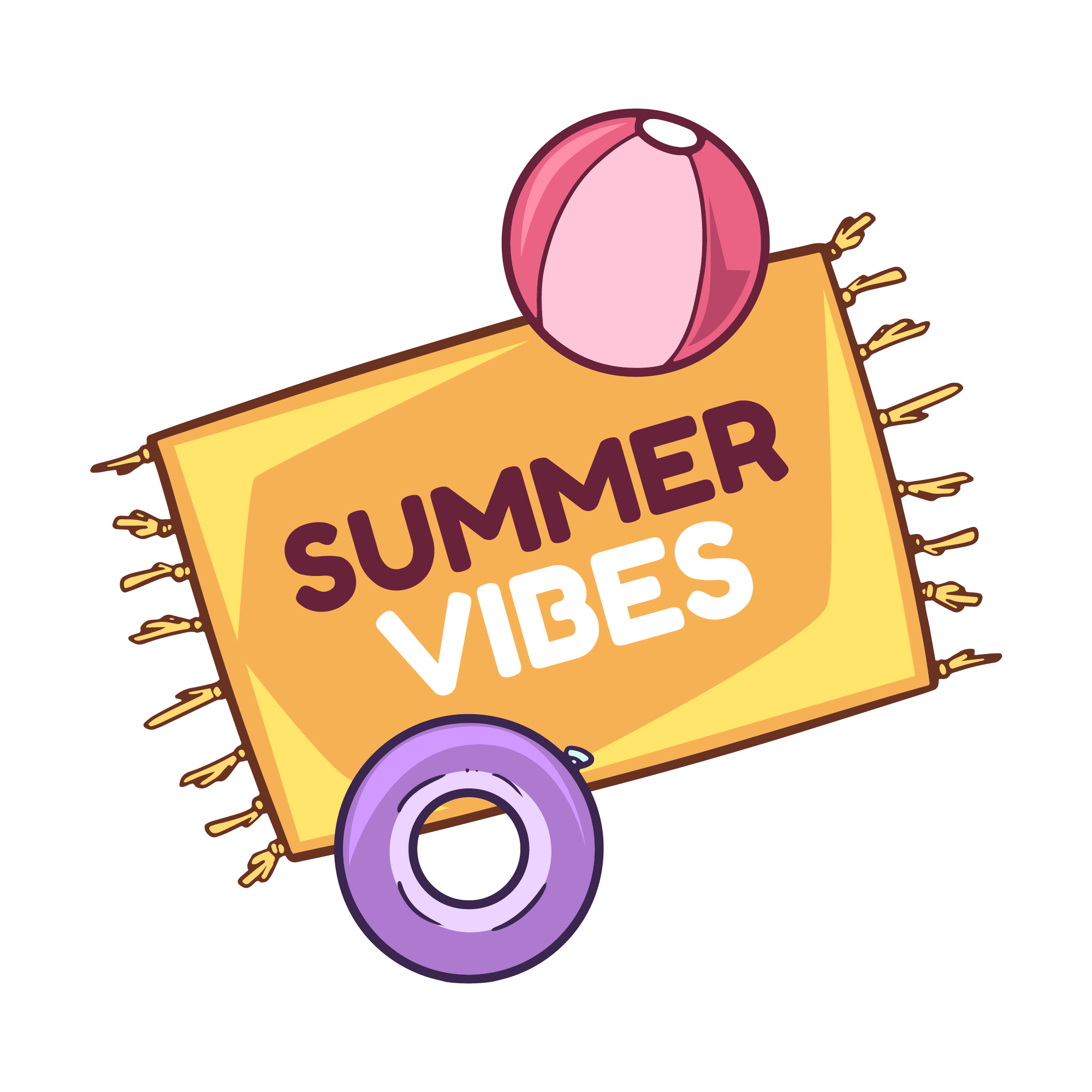 Summer 30 — Summer sticker SVG cut file