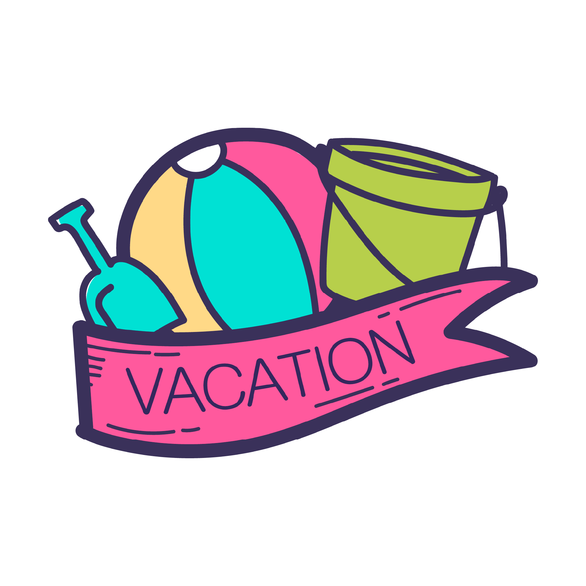 Summer 43 — Summer sticker SVG cut file