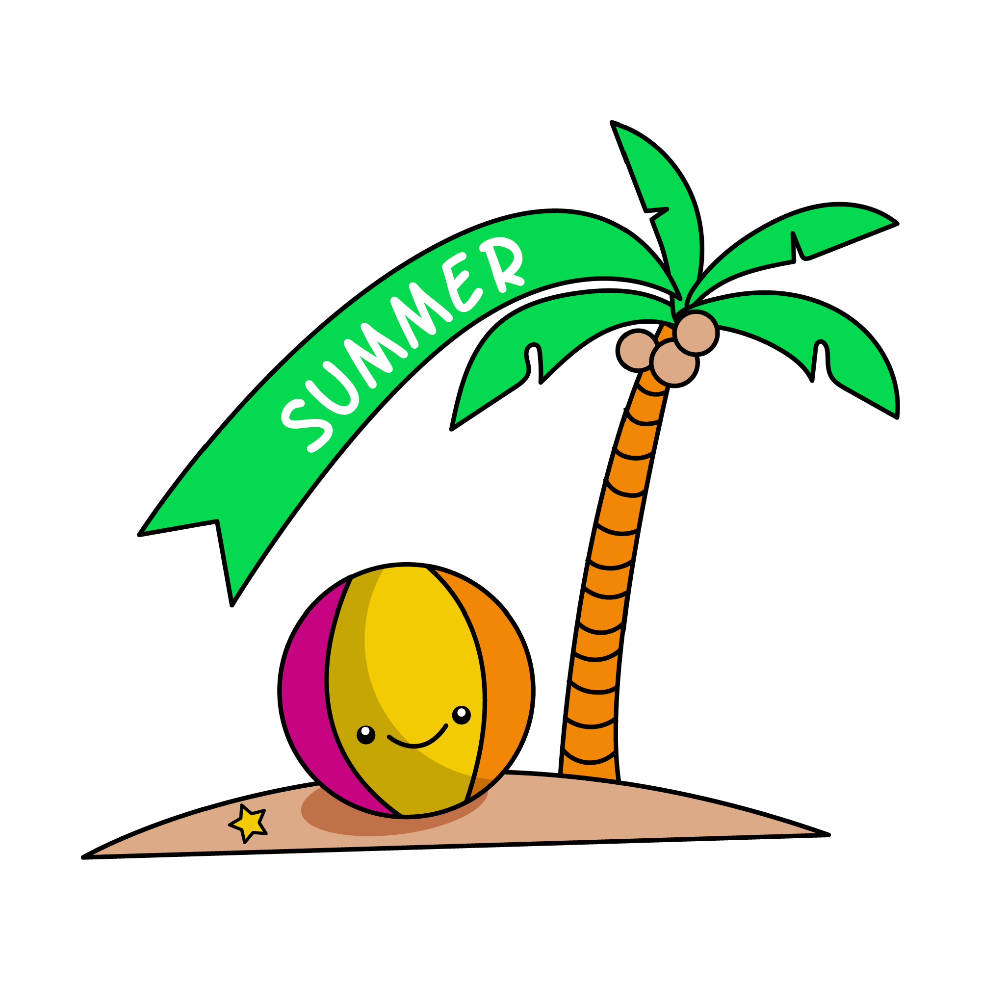 Summer 49 — Summer sticker SVG cut file