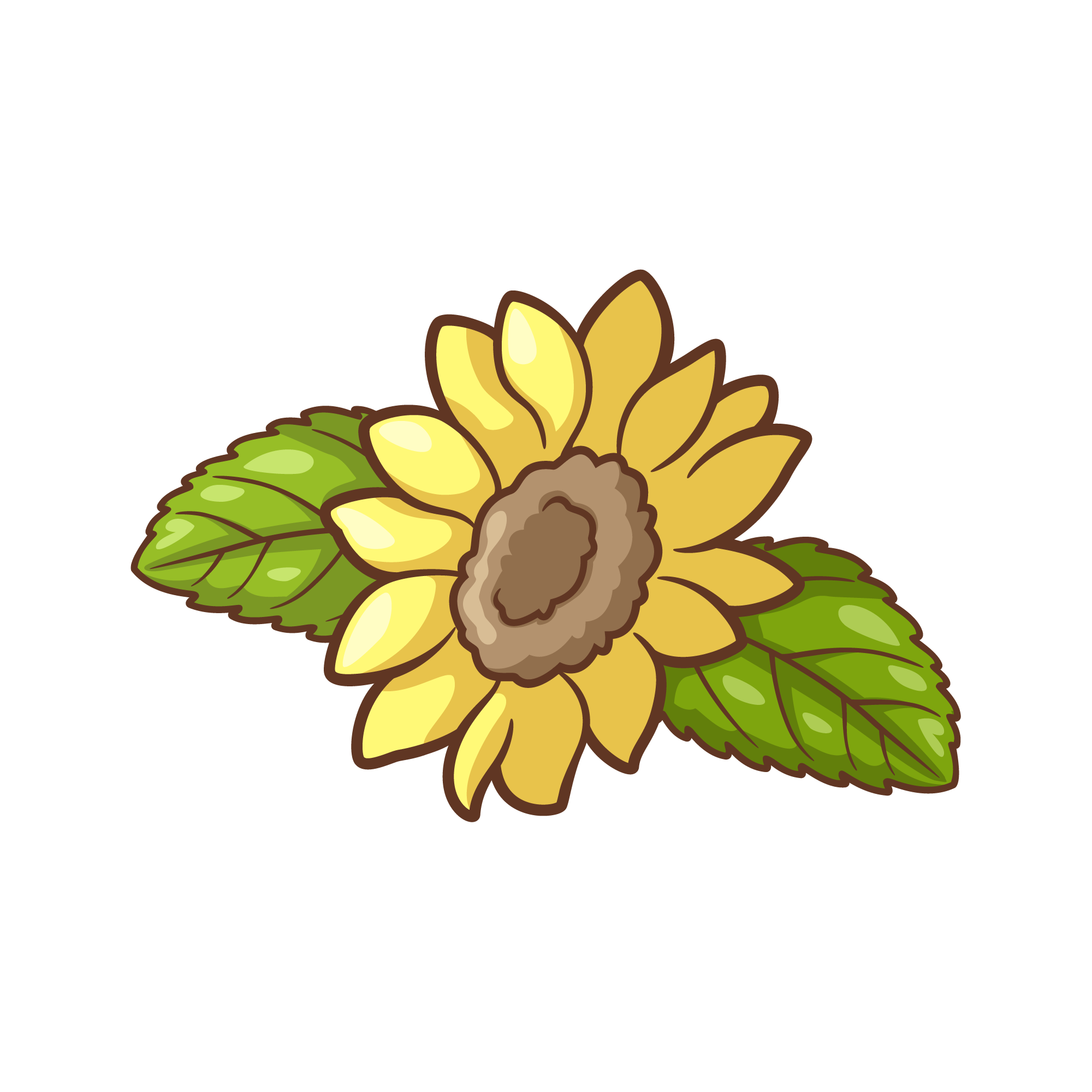 Sunflower 29 — Sunflower sticker SVG cut file