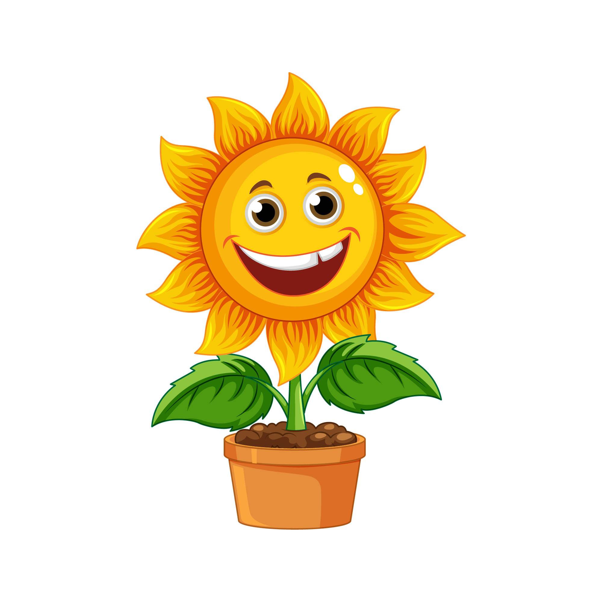 Sunflower 33 — Sunflower sticker SVG cut file