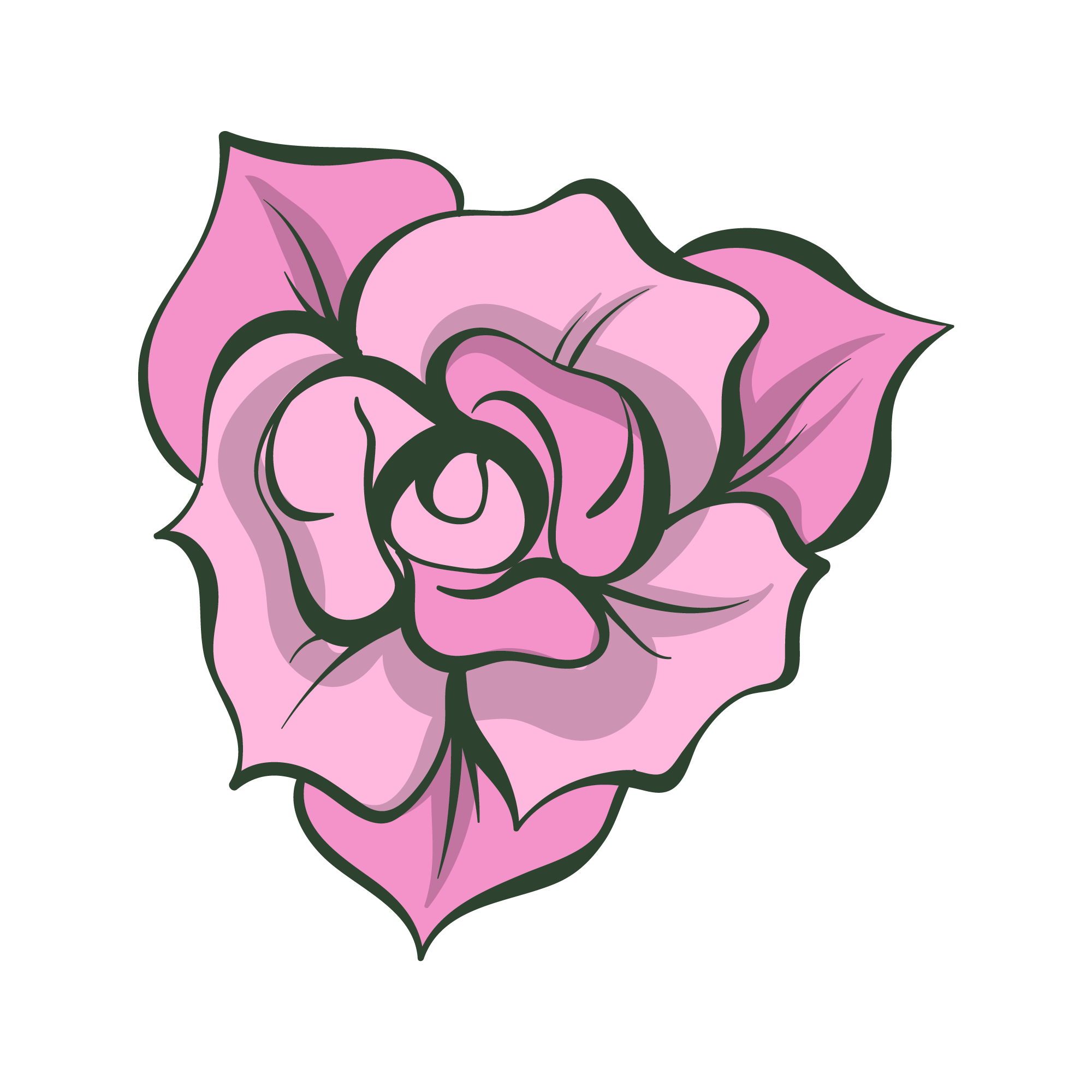 Sunflower 38 — Sunflower sticker SVG cut file