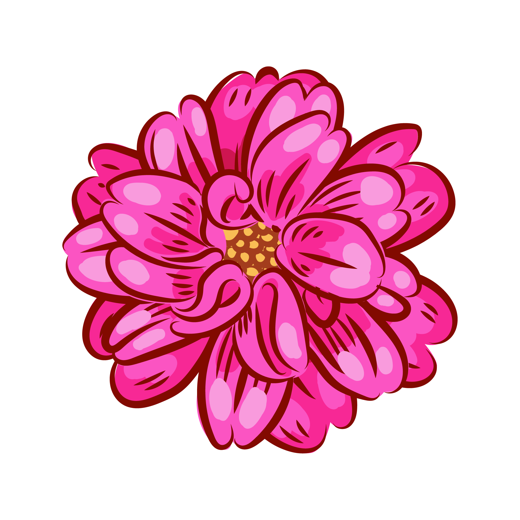 Sunflower 40 — Sunflower sticker SVG cut file