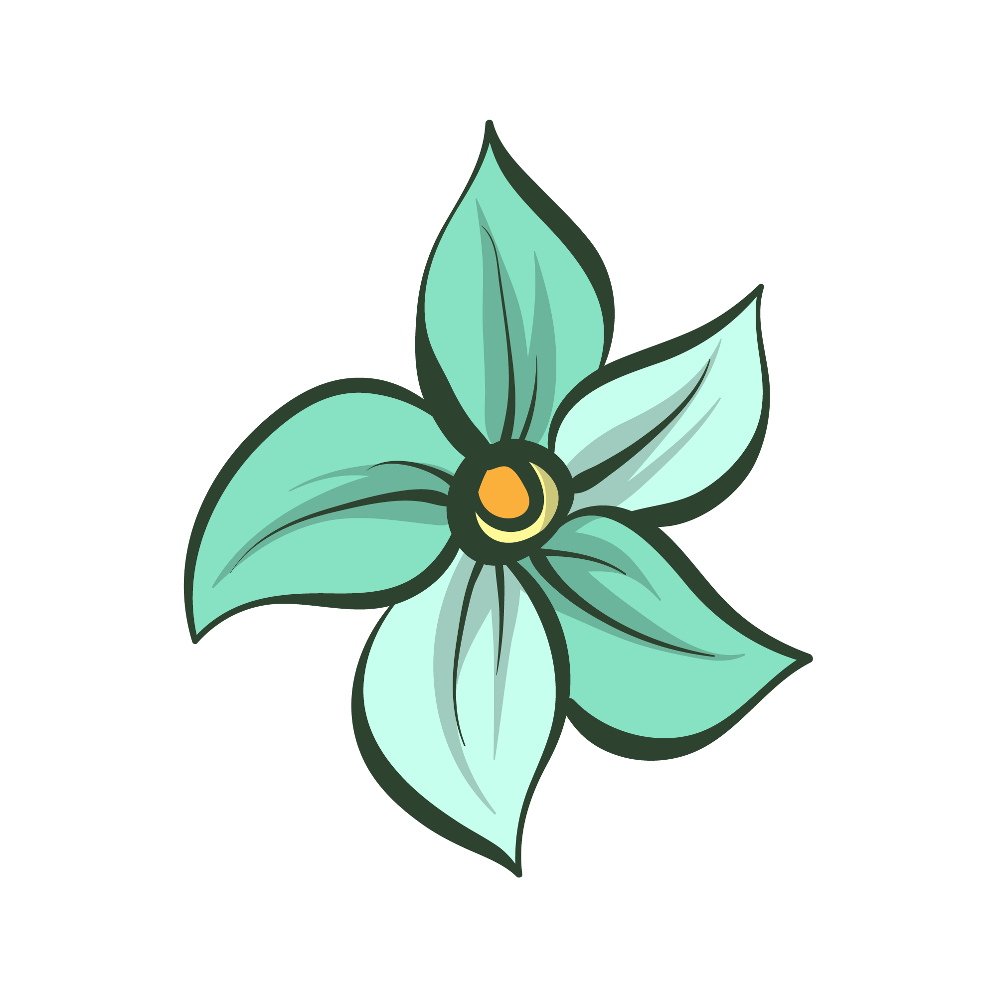 Sunflower 43 — Sunflower sticker SVG cut file