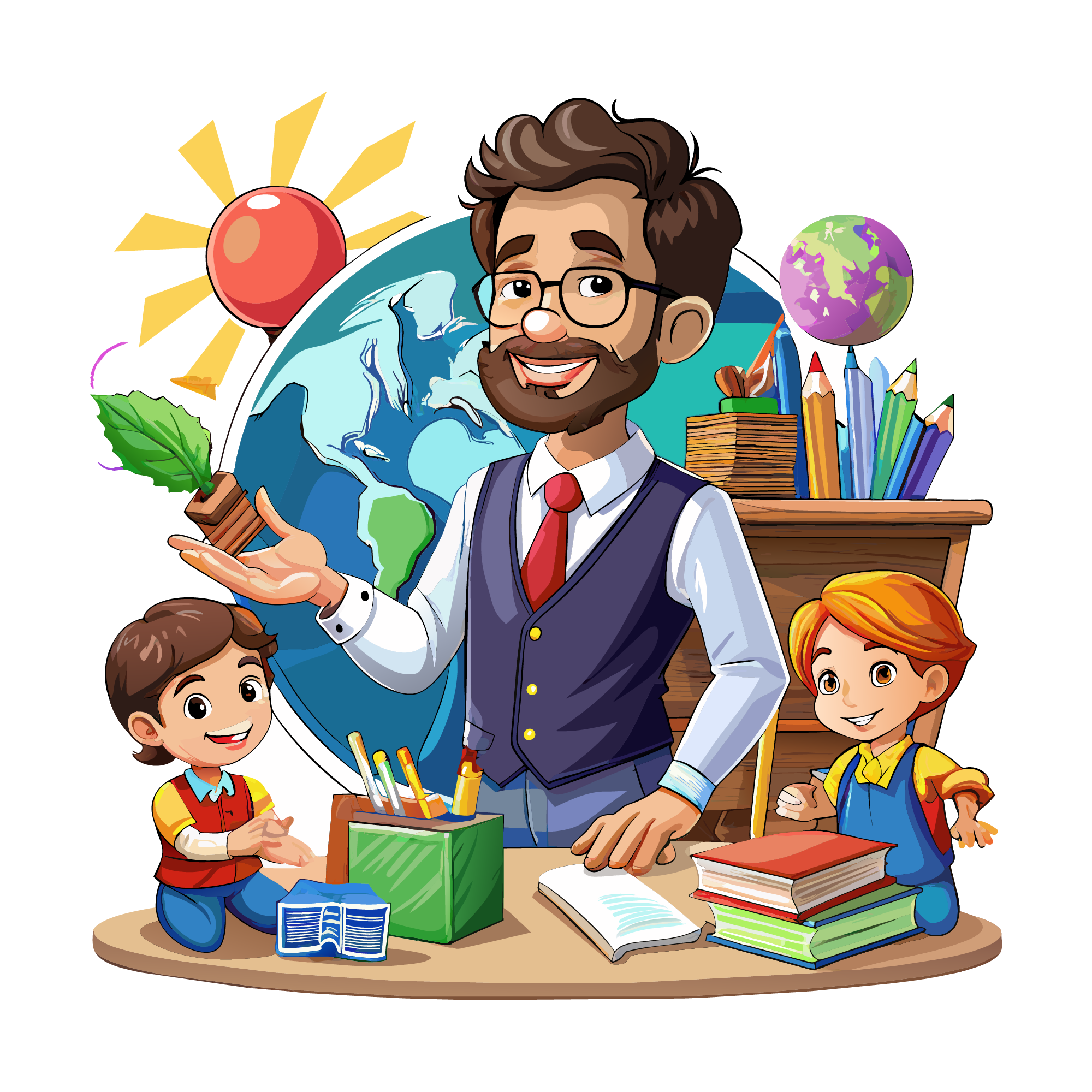 Teacher 29 — Teacher sticker SVG cut file
