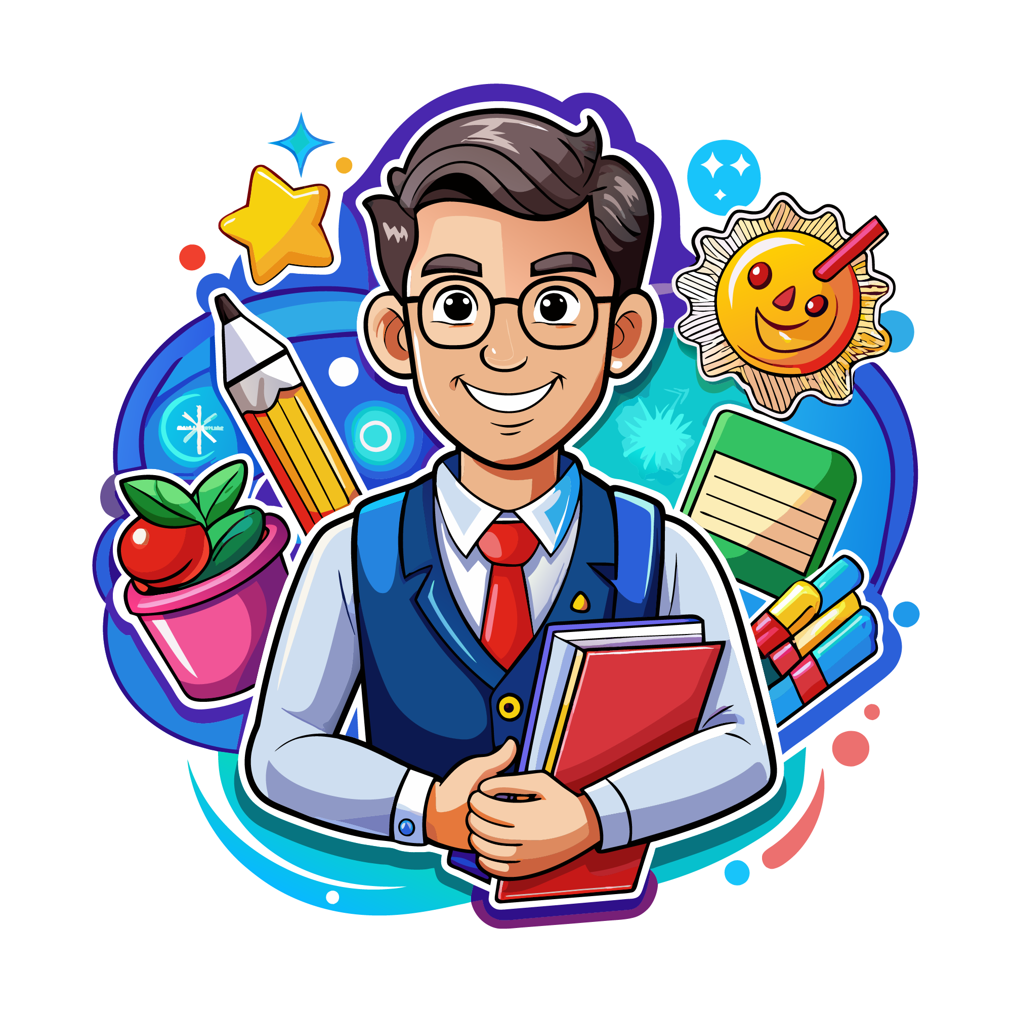 Teacher 38 — Teacher sticker SVG cut file