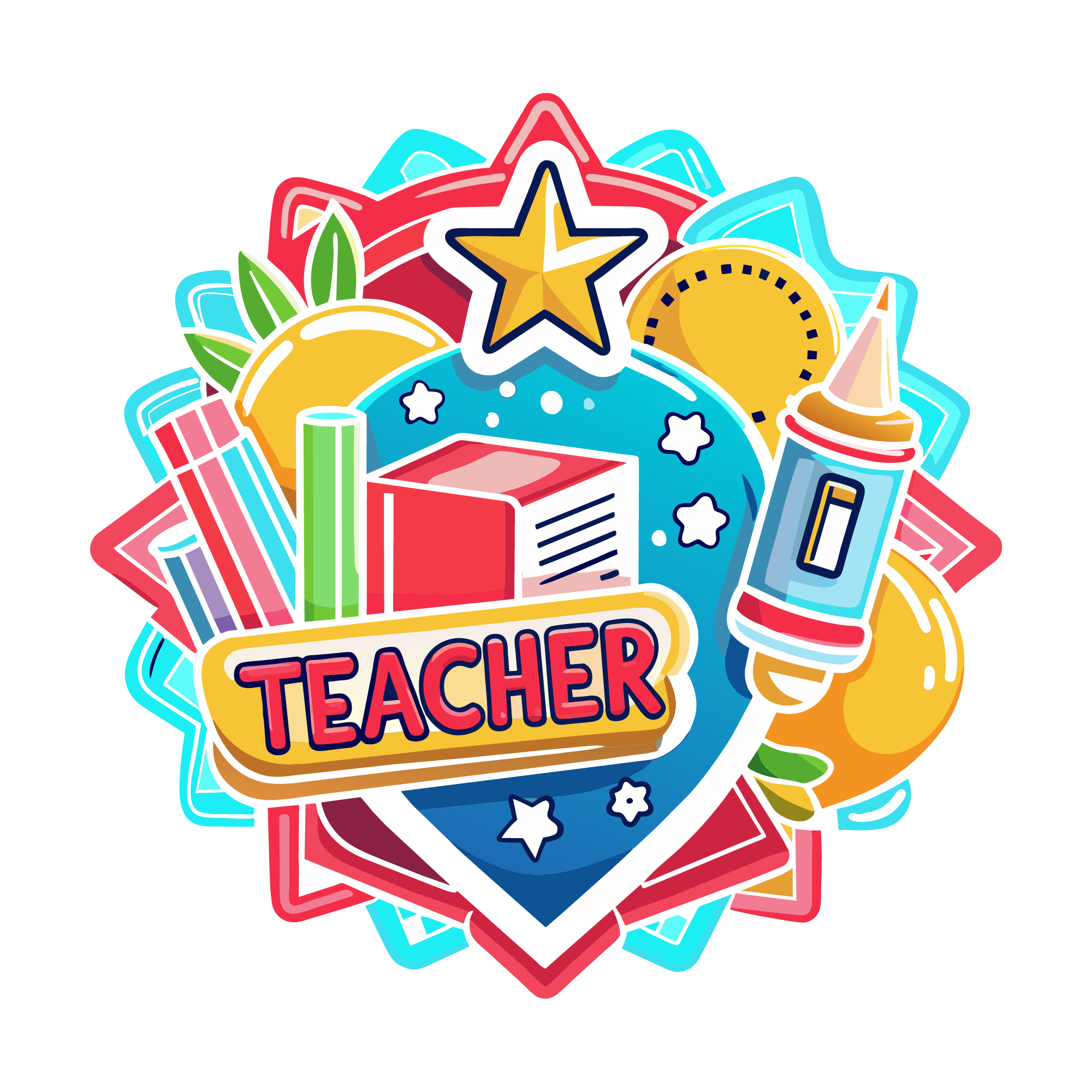 Teacher 43 — Teacher sticker SVG cut file