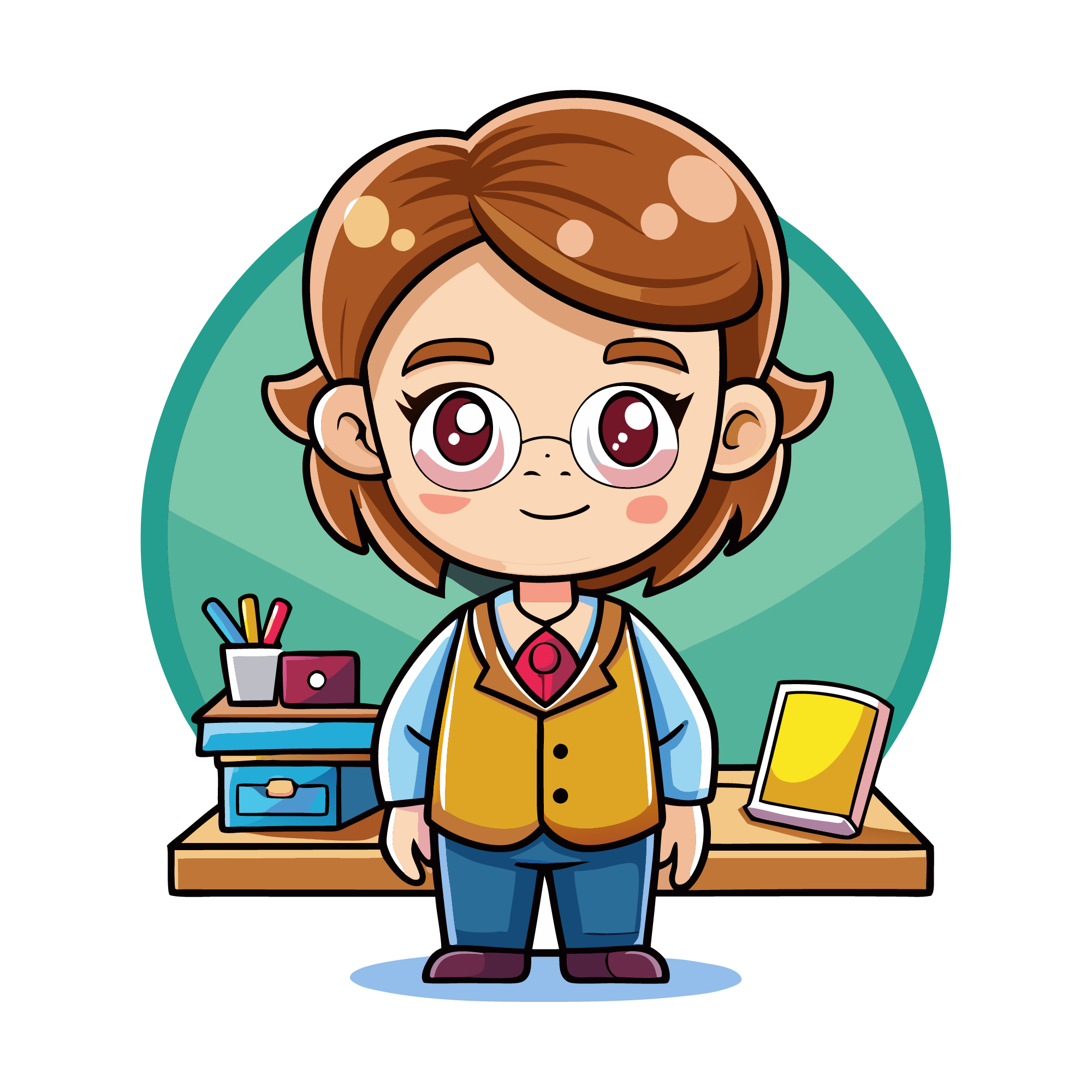 Teacher 45 — Teacher sticker SVG cut file