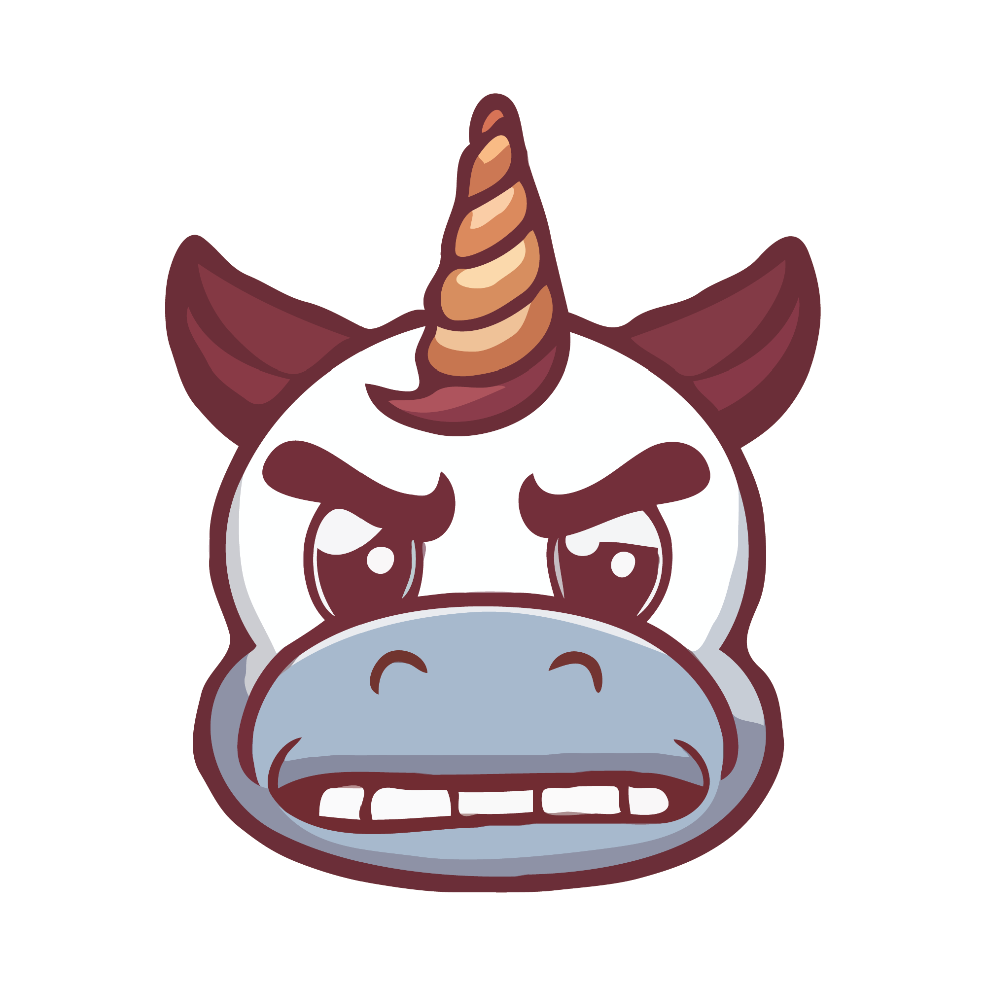 Unicorn 19 — Unicorn sticker SVG cut file