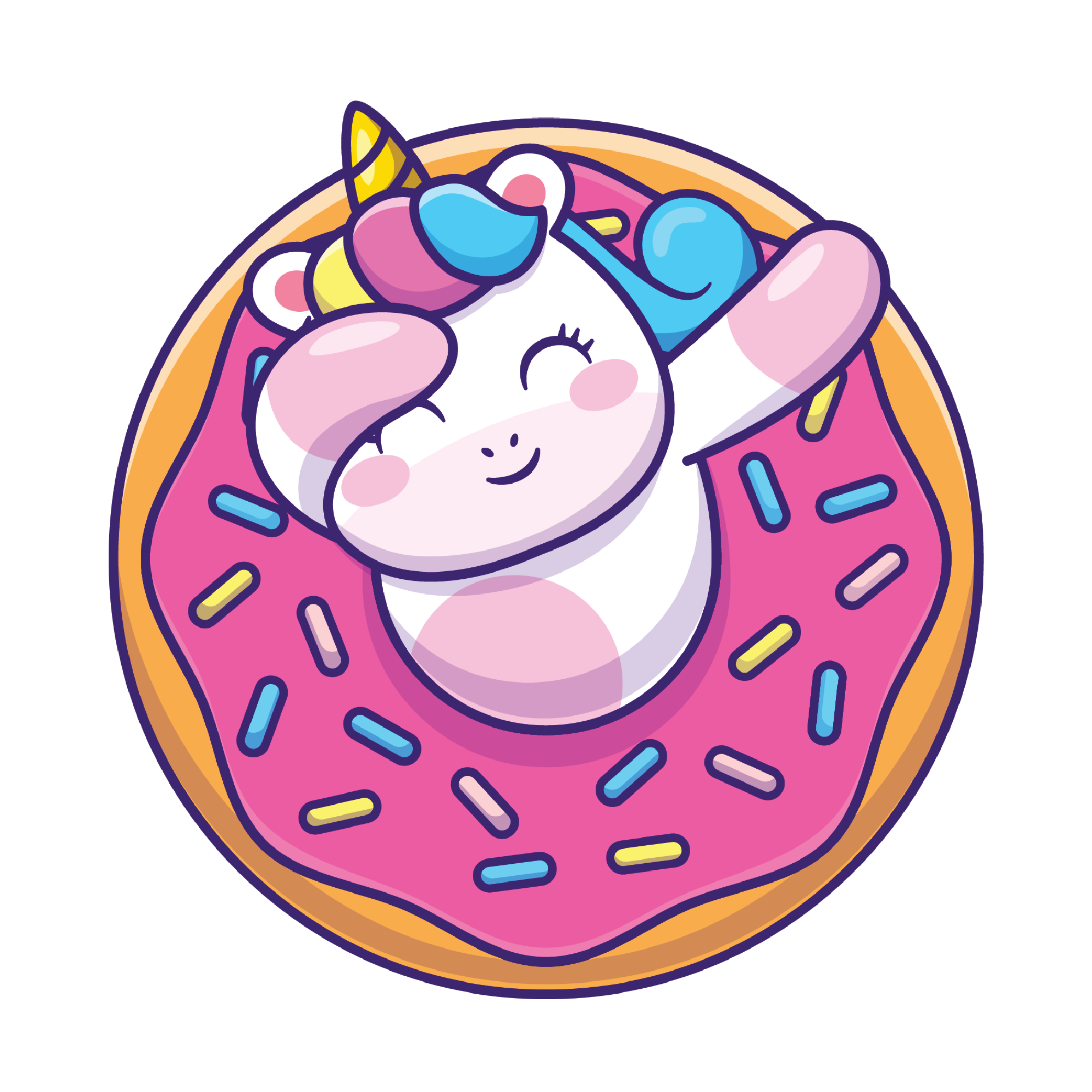 Unicorn 03 — Unicorn sticker SVG cut file