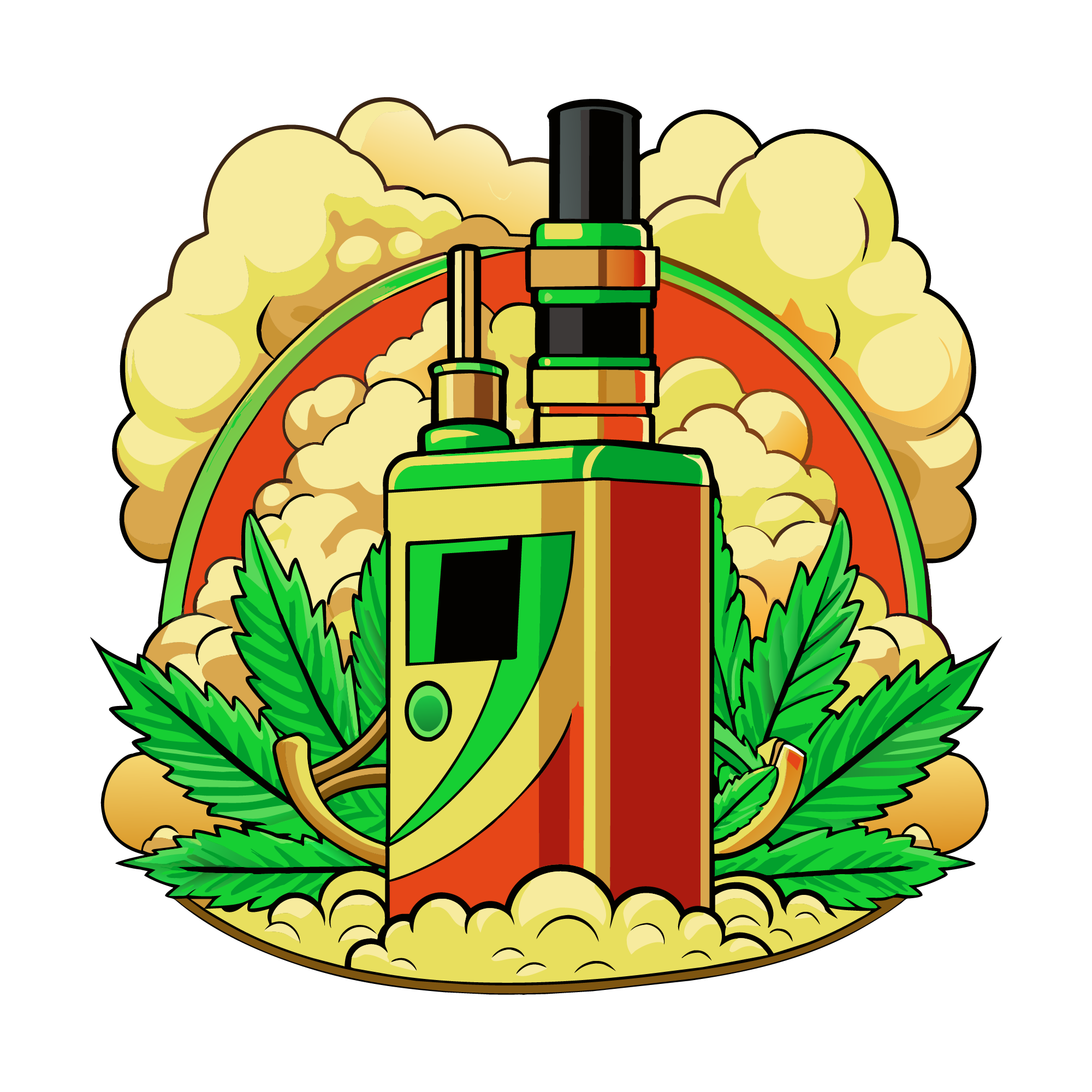 Weed 18 — Weed sticker SVG cut file