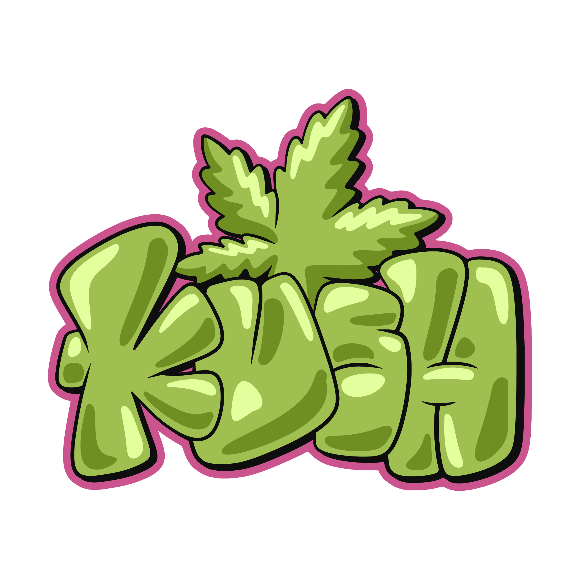 Weed 19 — Weed sticker SVG cut file