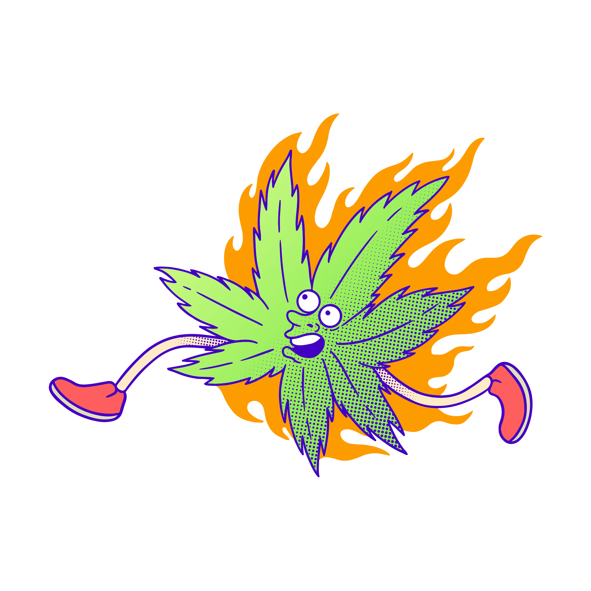 Weed 23 — Weed sticker SVG cut file