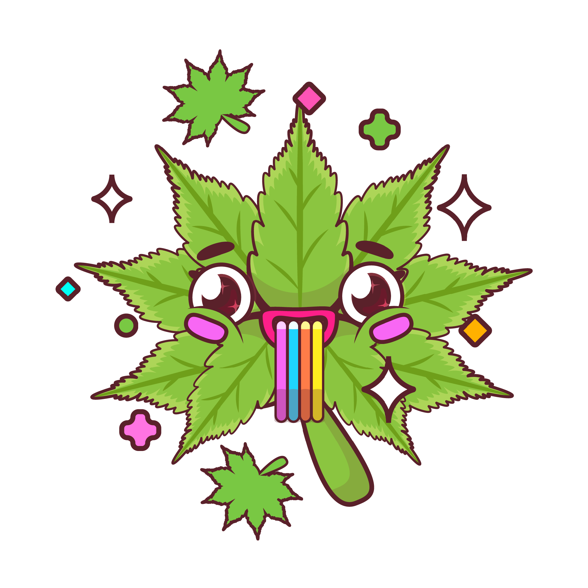 Weed 27 — Weed sticker SVG cut file