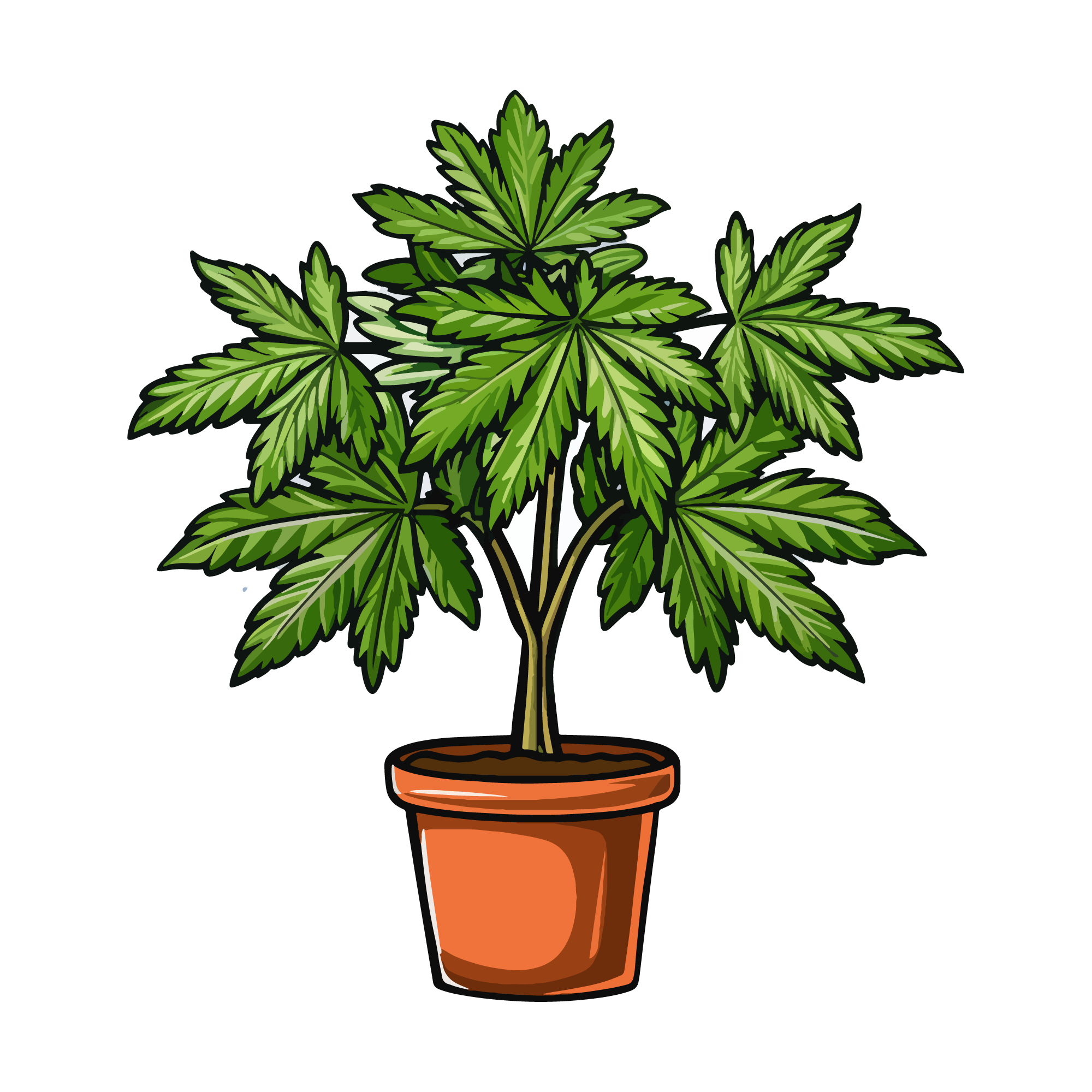 Weed 31 — Weed sticker SVG cut file