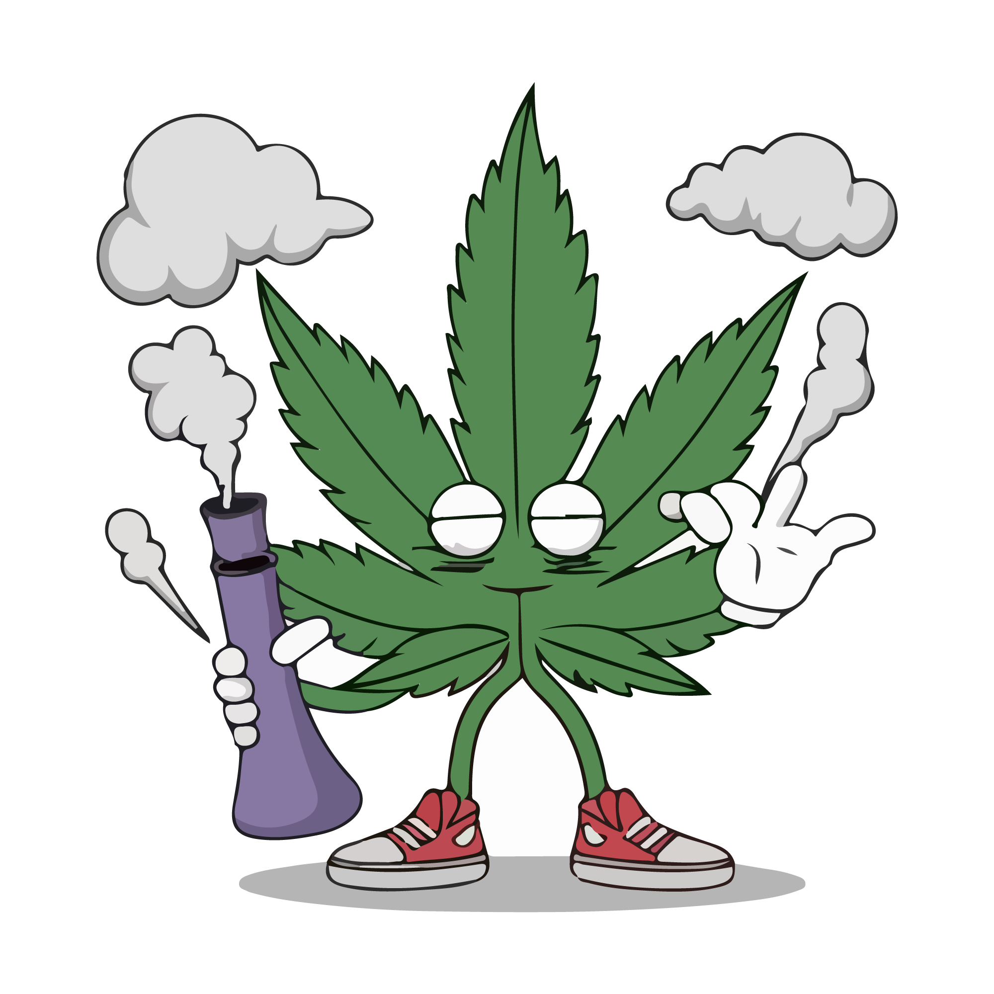 Weed 37 — Weed sticker SVG cut file
