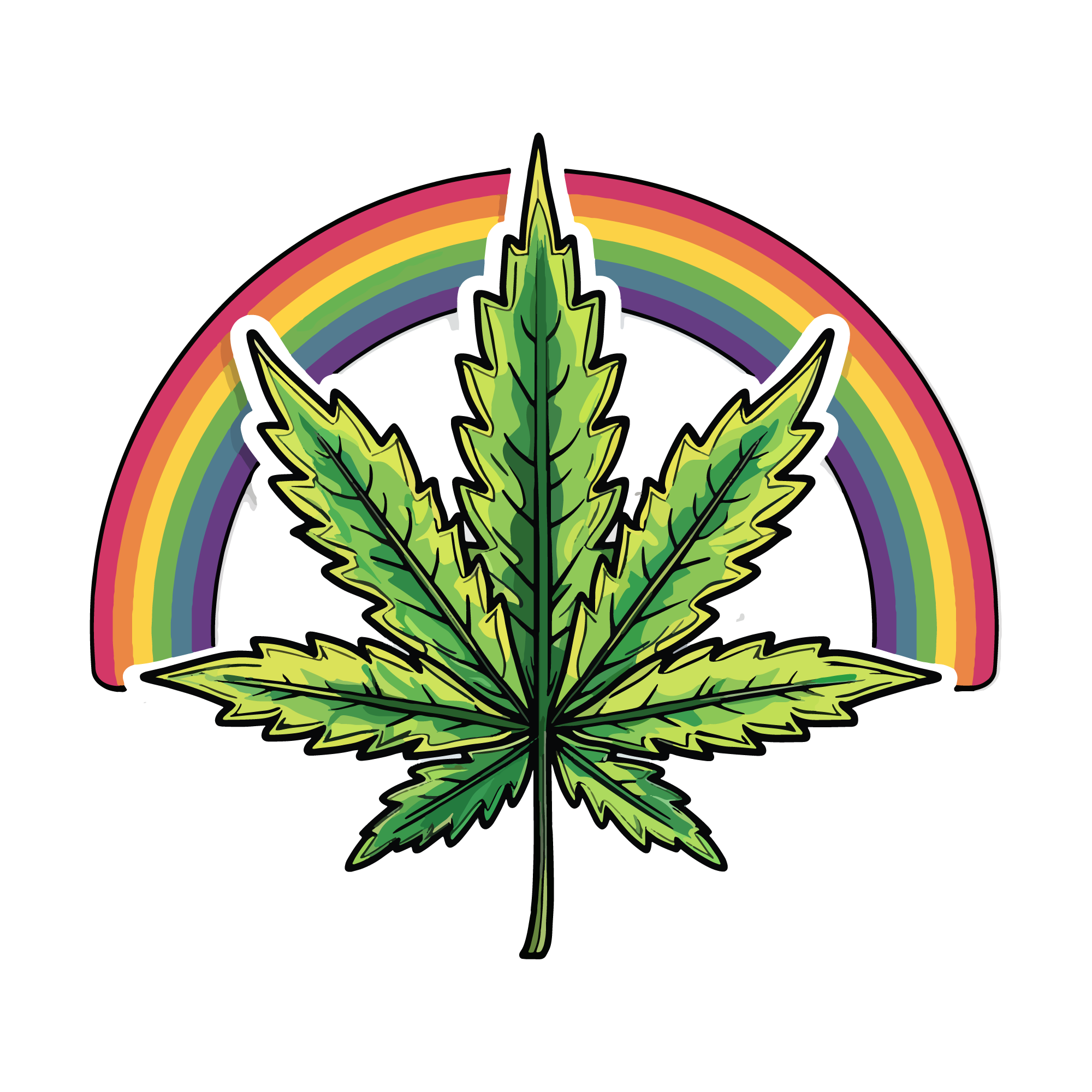 Weed 38 — Weed sticker SVG cut file