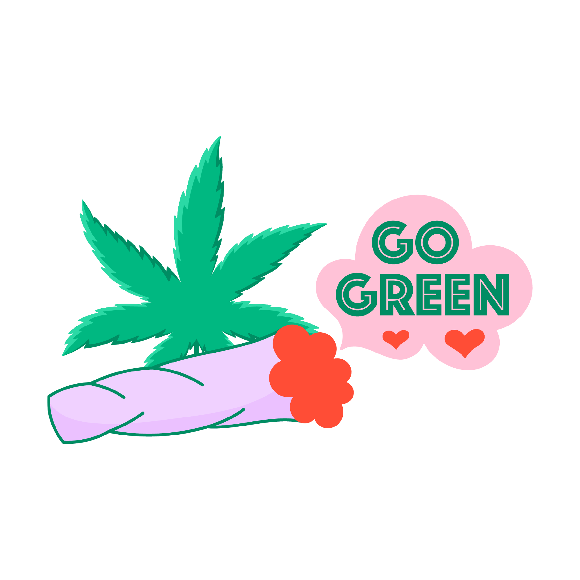 Weed 40 — Weed sticker SVG cut file