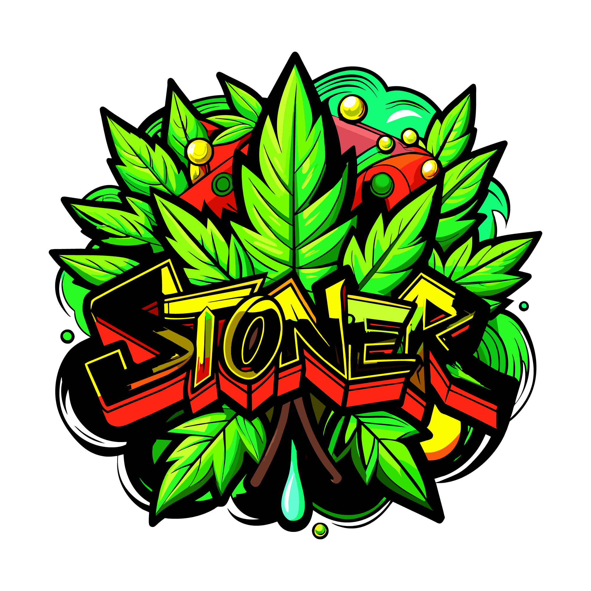 Weed 43 — Weed sticker SVG cut file