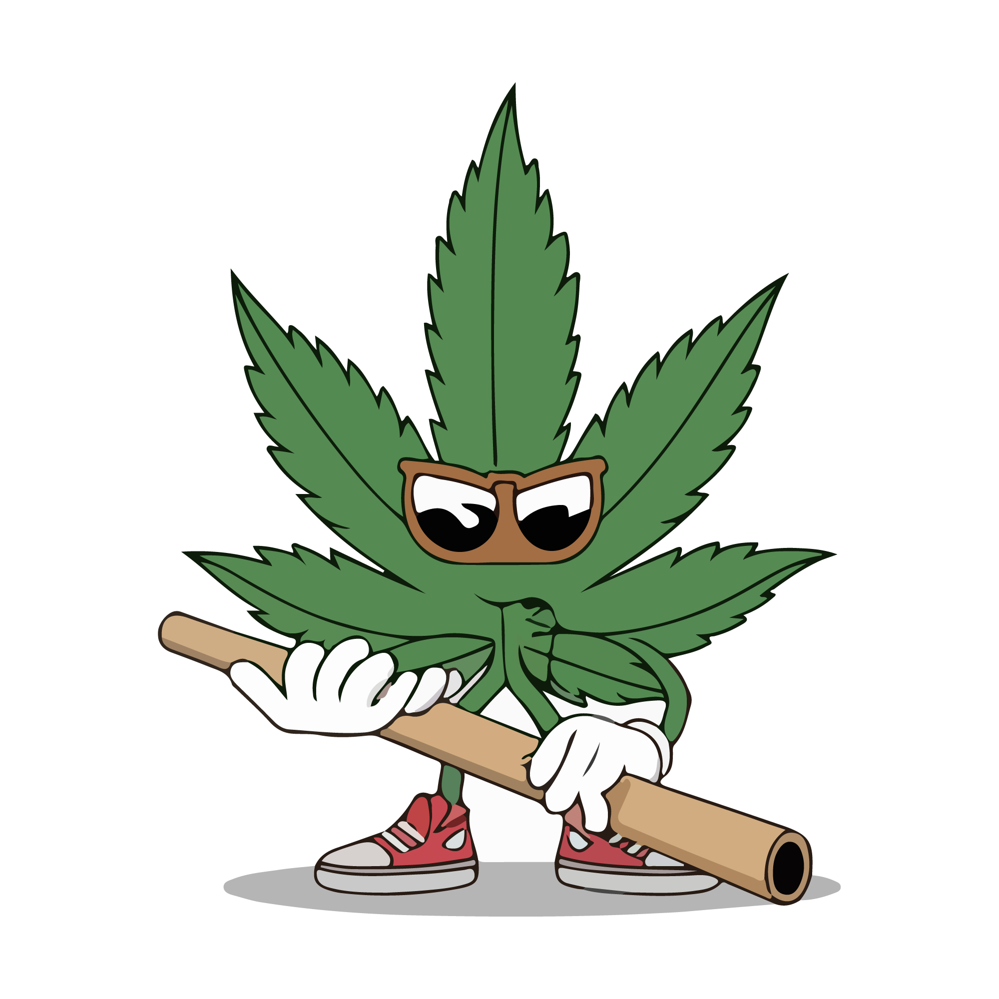 Weed 45 — Weed sticker SVG cut file