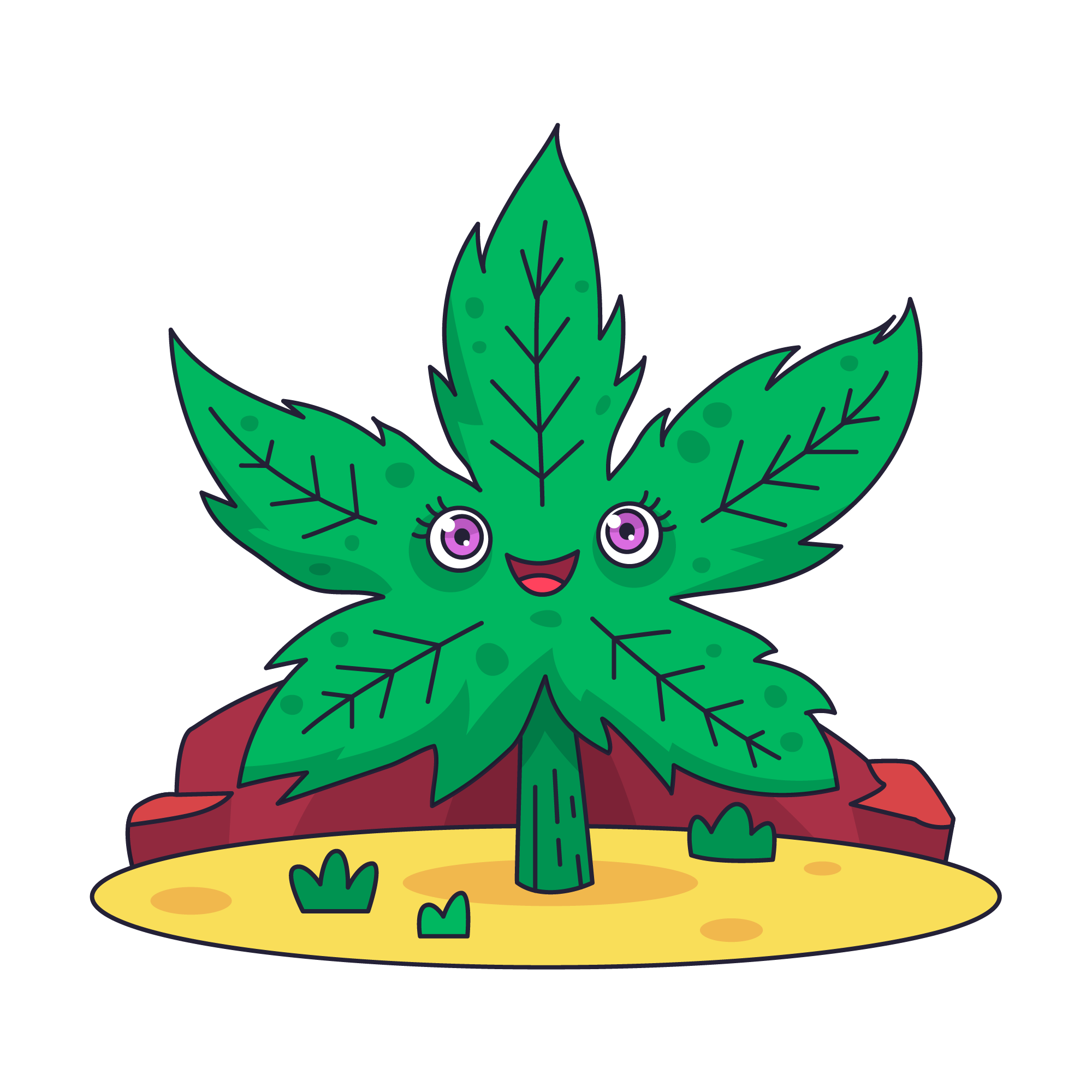 Weed 47 — Weed sticker SVG cut file