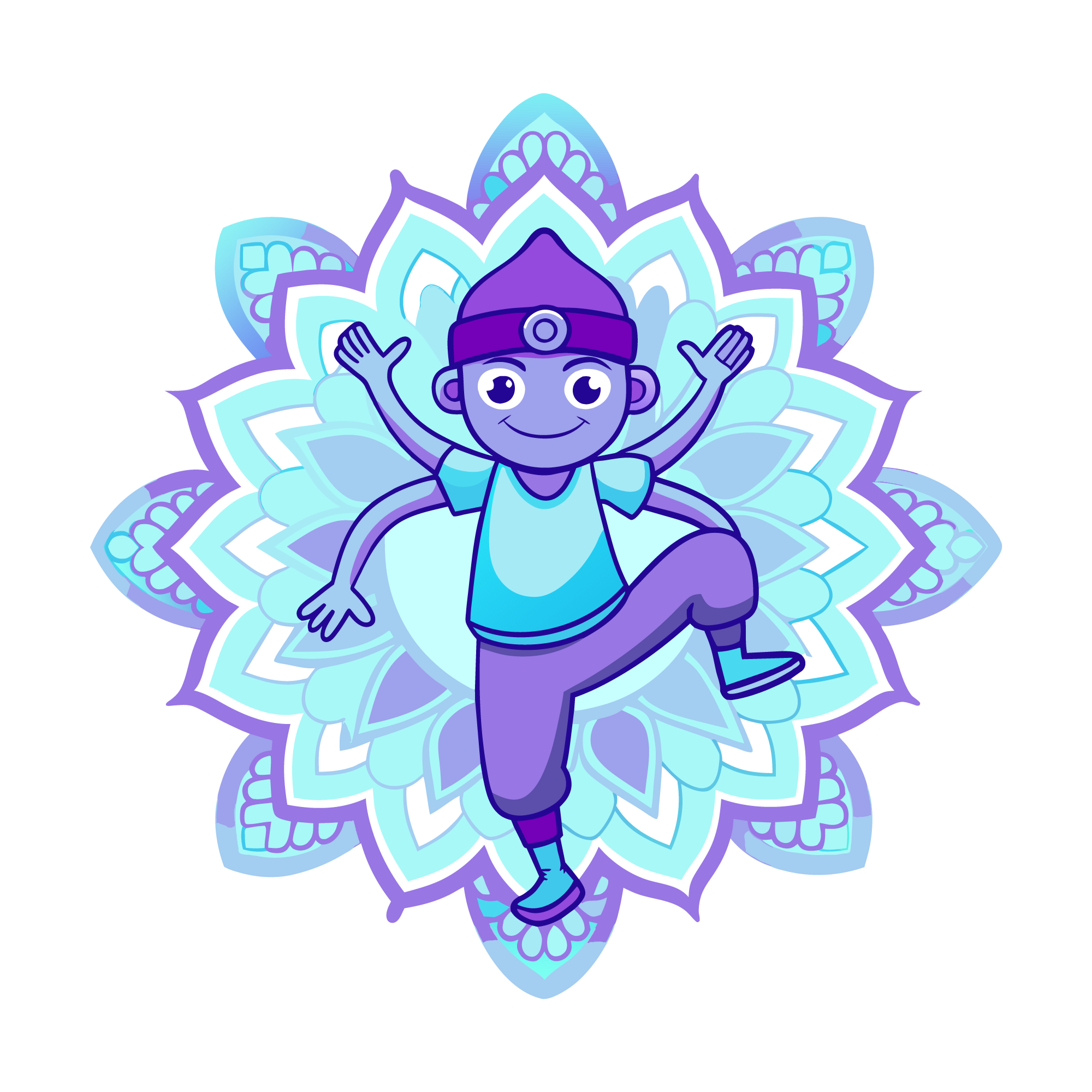 Yoga 02 — Yoga sticker SVG cut file