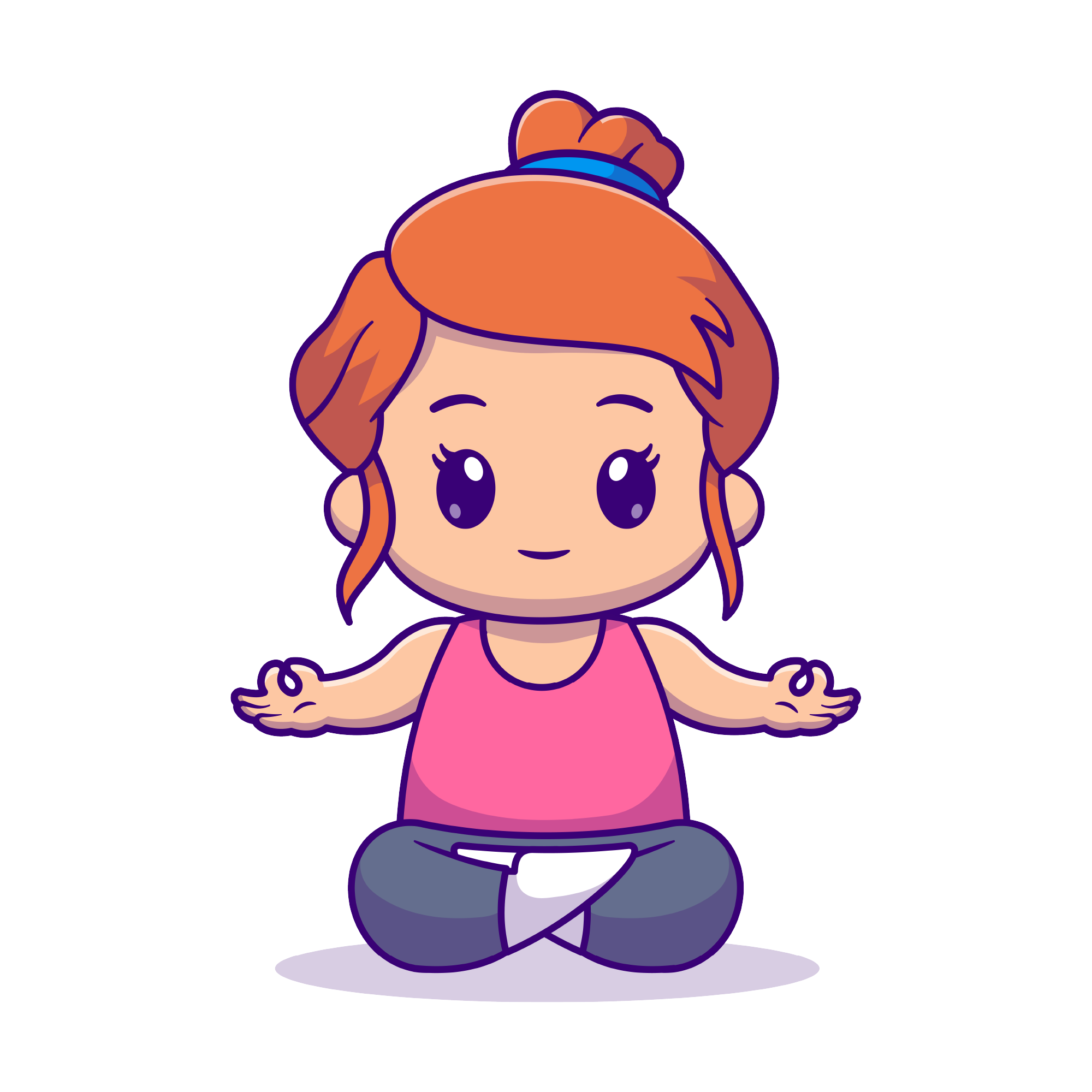 Yoga 18 — Yoga sticker SVG cut file