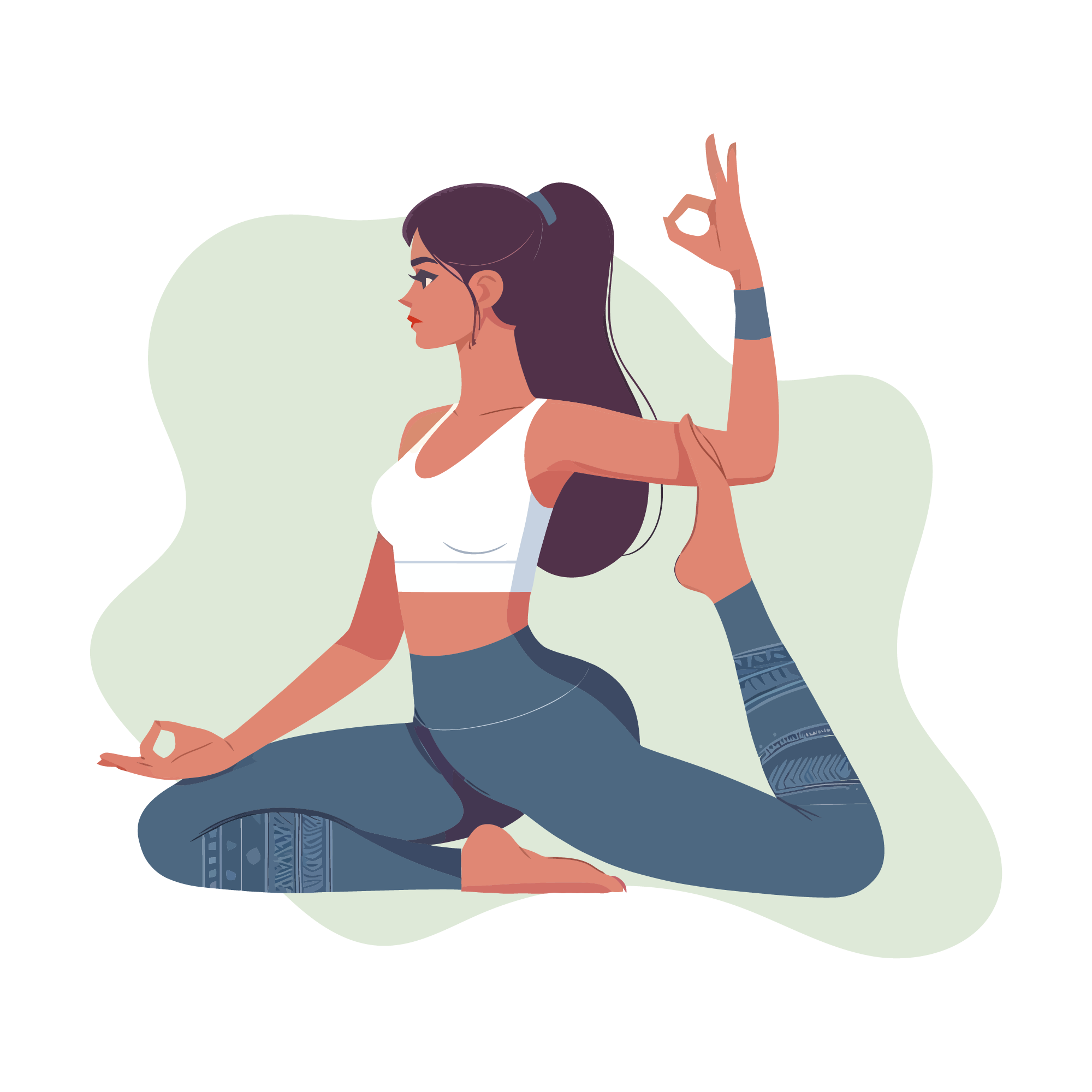 Yoga 25 — Yoga sticker SVG cut file