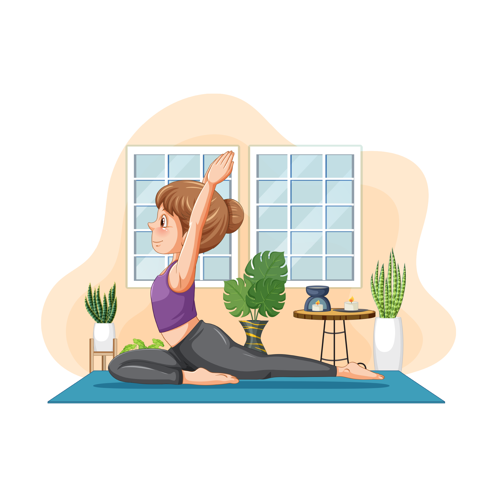 Yoga 34 — Yoga sticker SVG cut file
