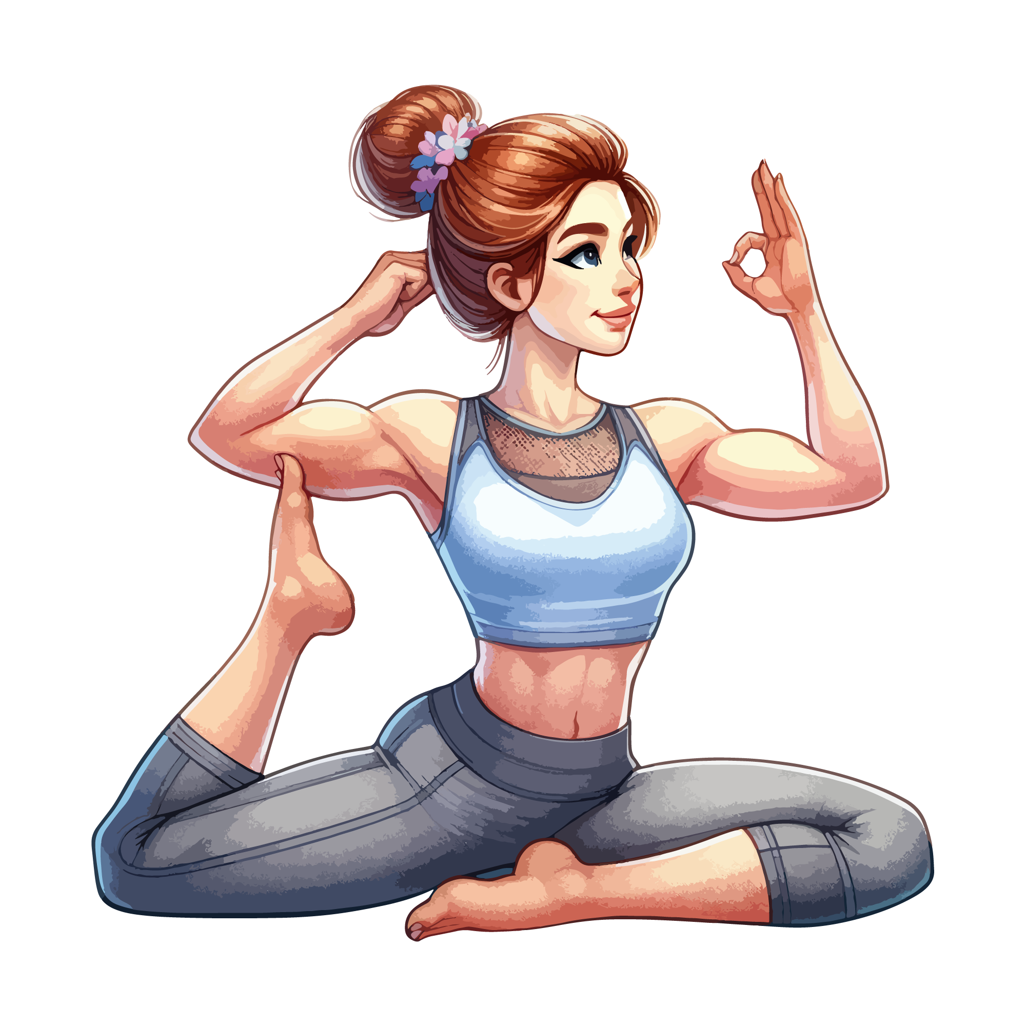 Yoga 36 — Yoga sticker SVG cut file