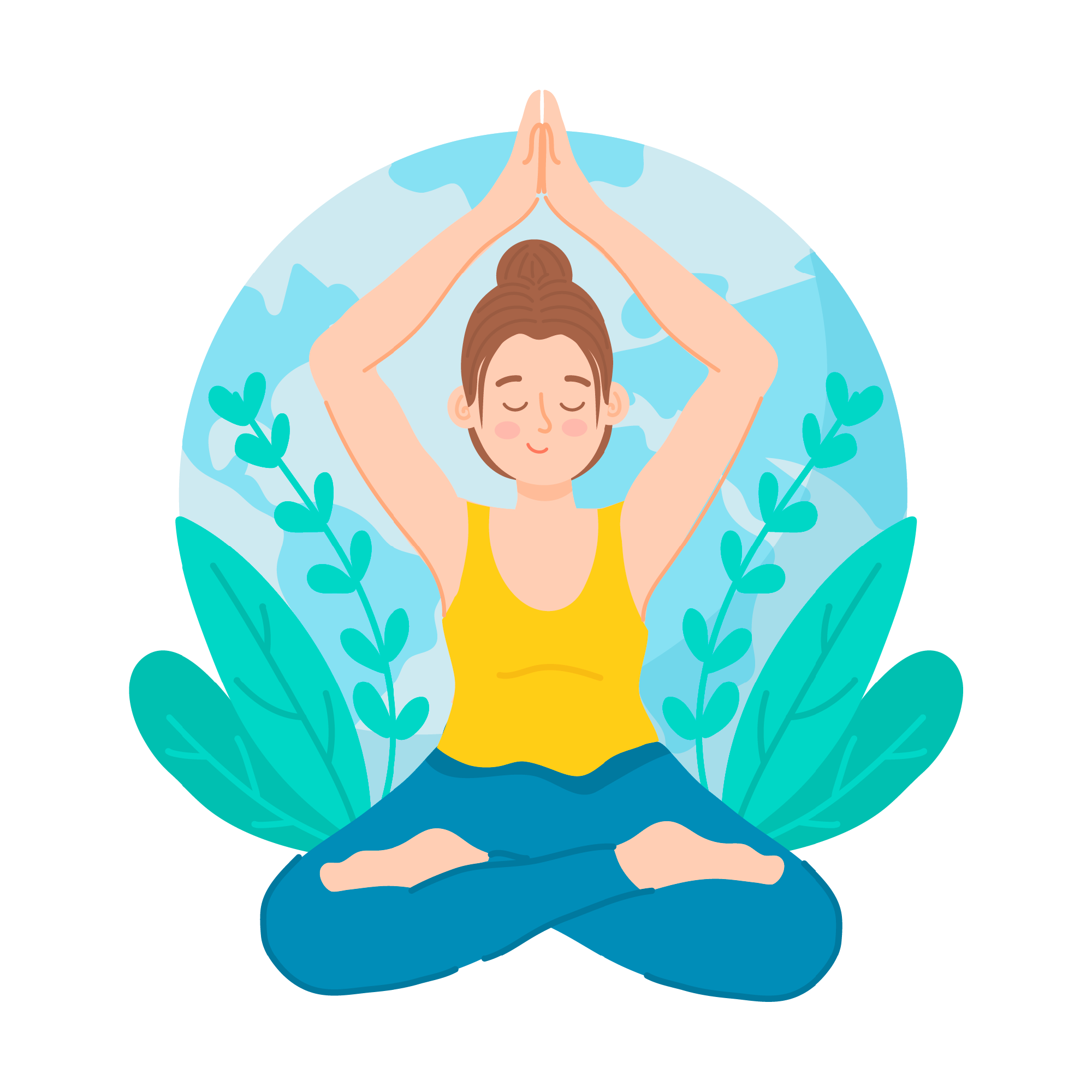 Yoga 41 — Yoga sticker SVG cut file