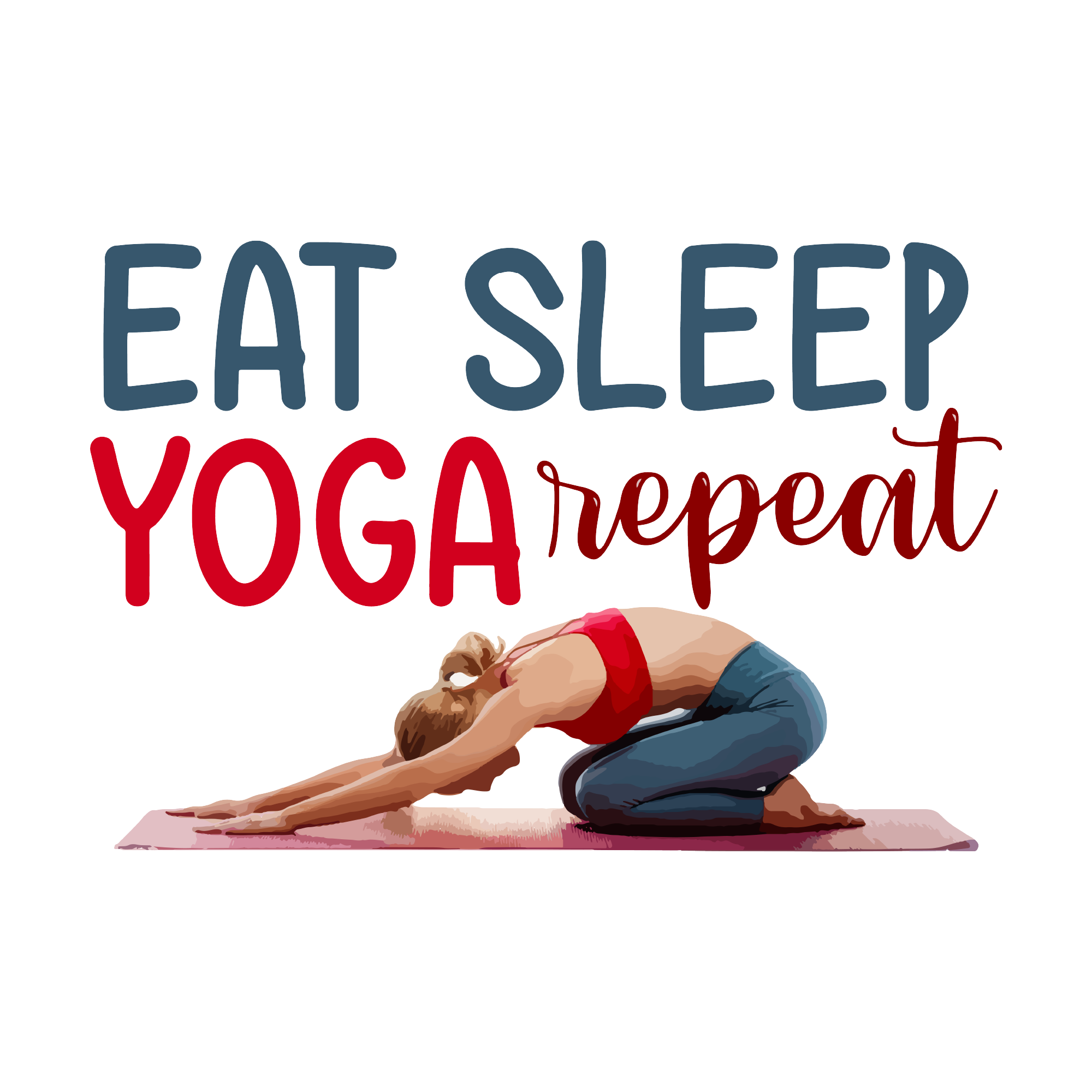 Yoga 43 — Yoga sticker SVG cut file