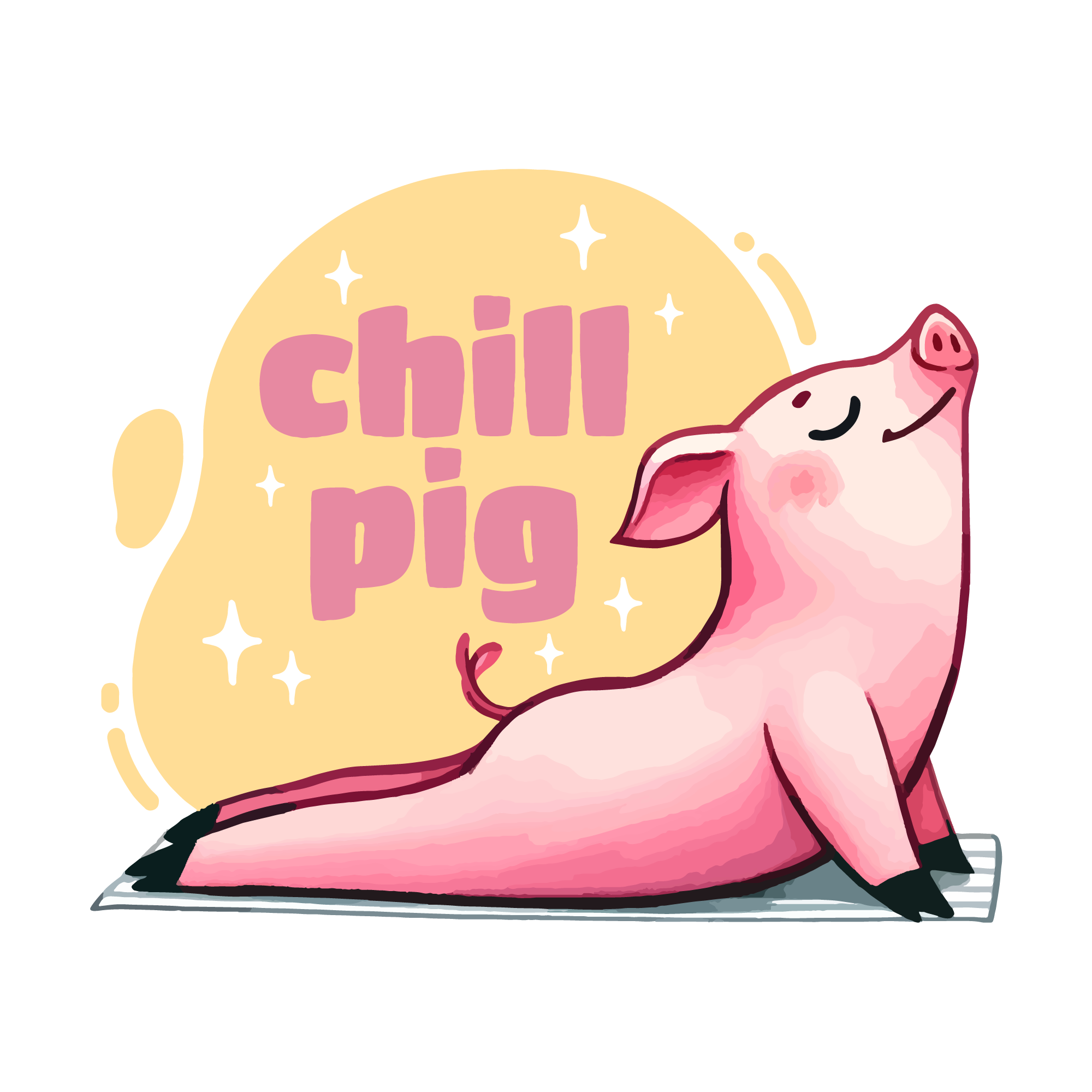 Yoga 44 — Yoga sticker SVG cut file