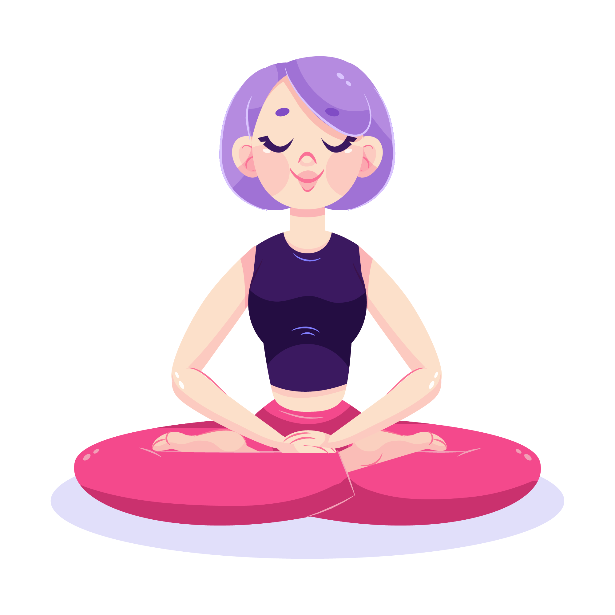 Yoga 48 — Yoga sticker SVG cut file