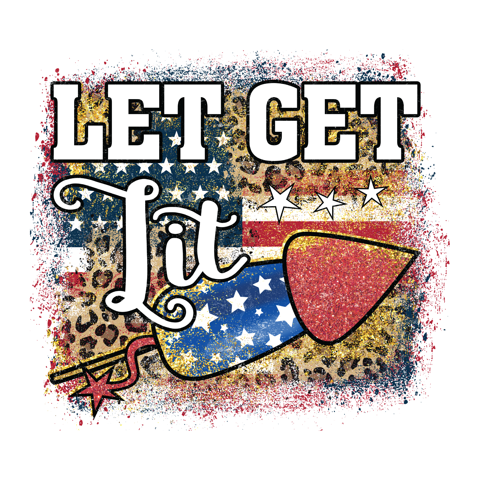 4th of July 22 — 4th of July sublimation SVG cut file