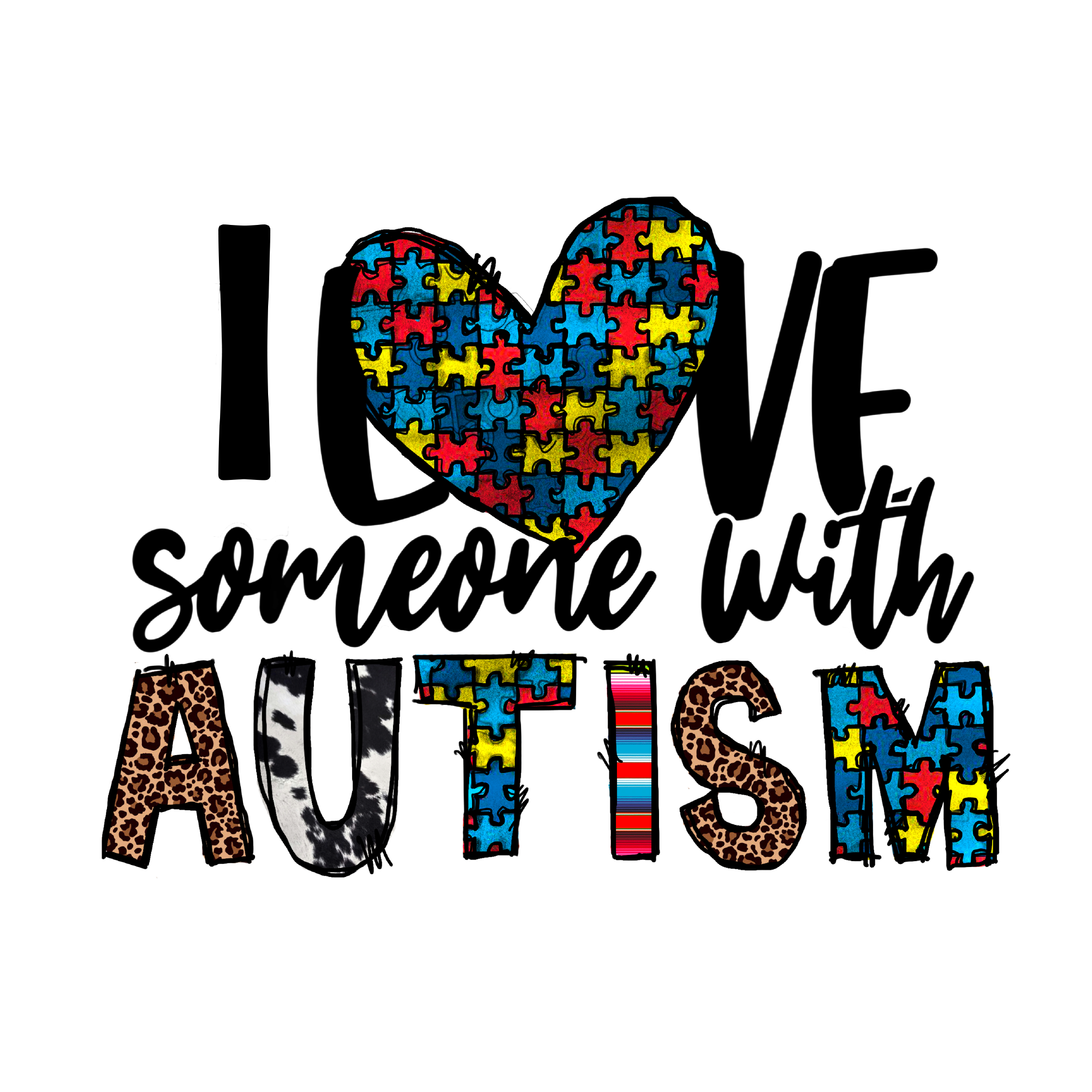 Autism 20 — Autism sublimation SVG cut file