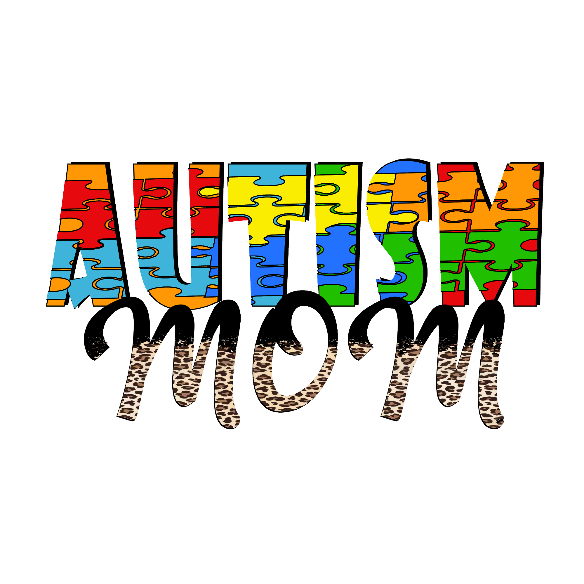 Autism 34 — Autism sublimation SVG cut file