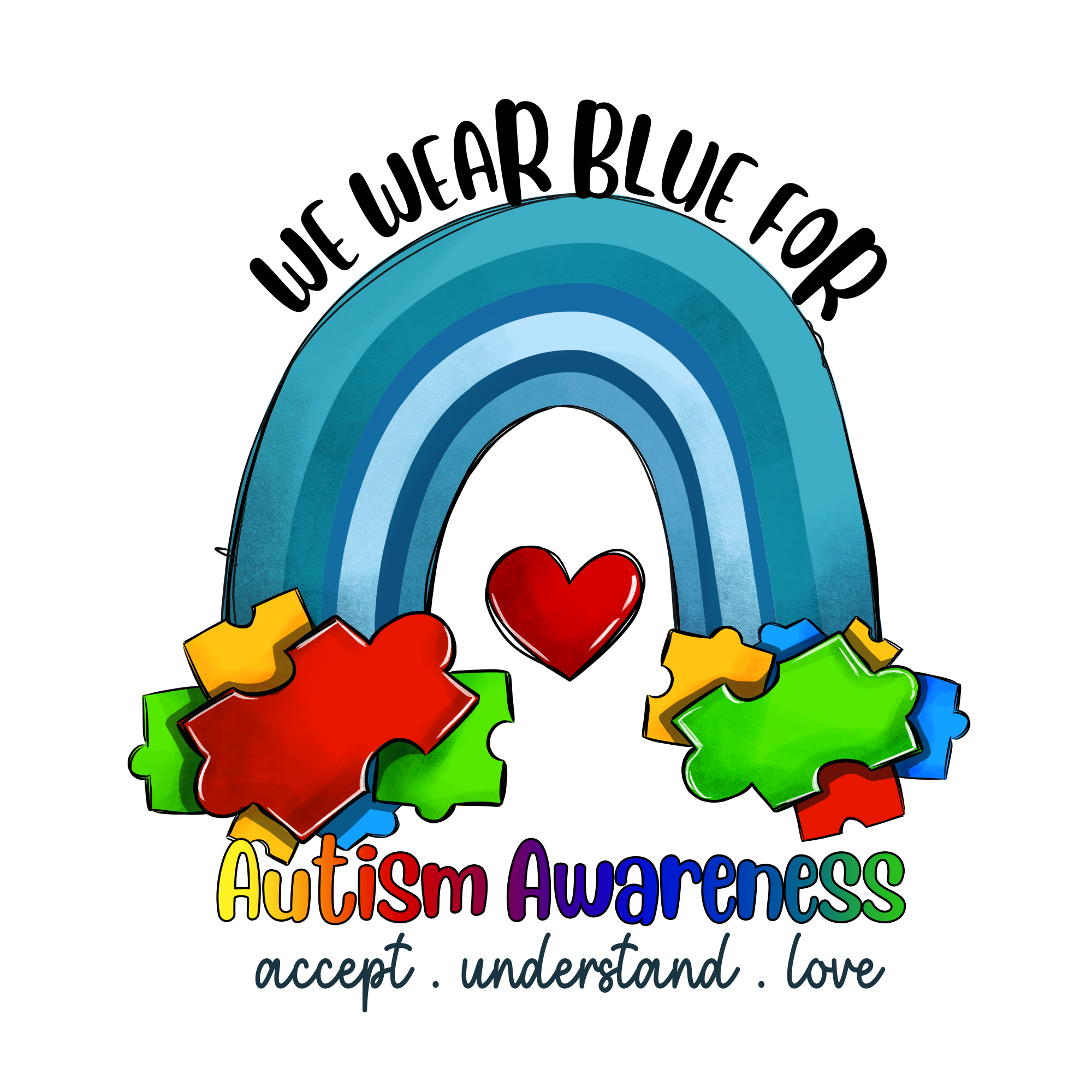 Autism 43 — Autism sublimation SVG cut file
