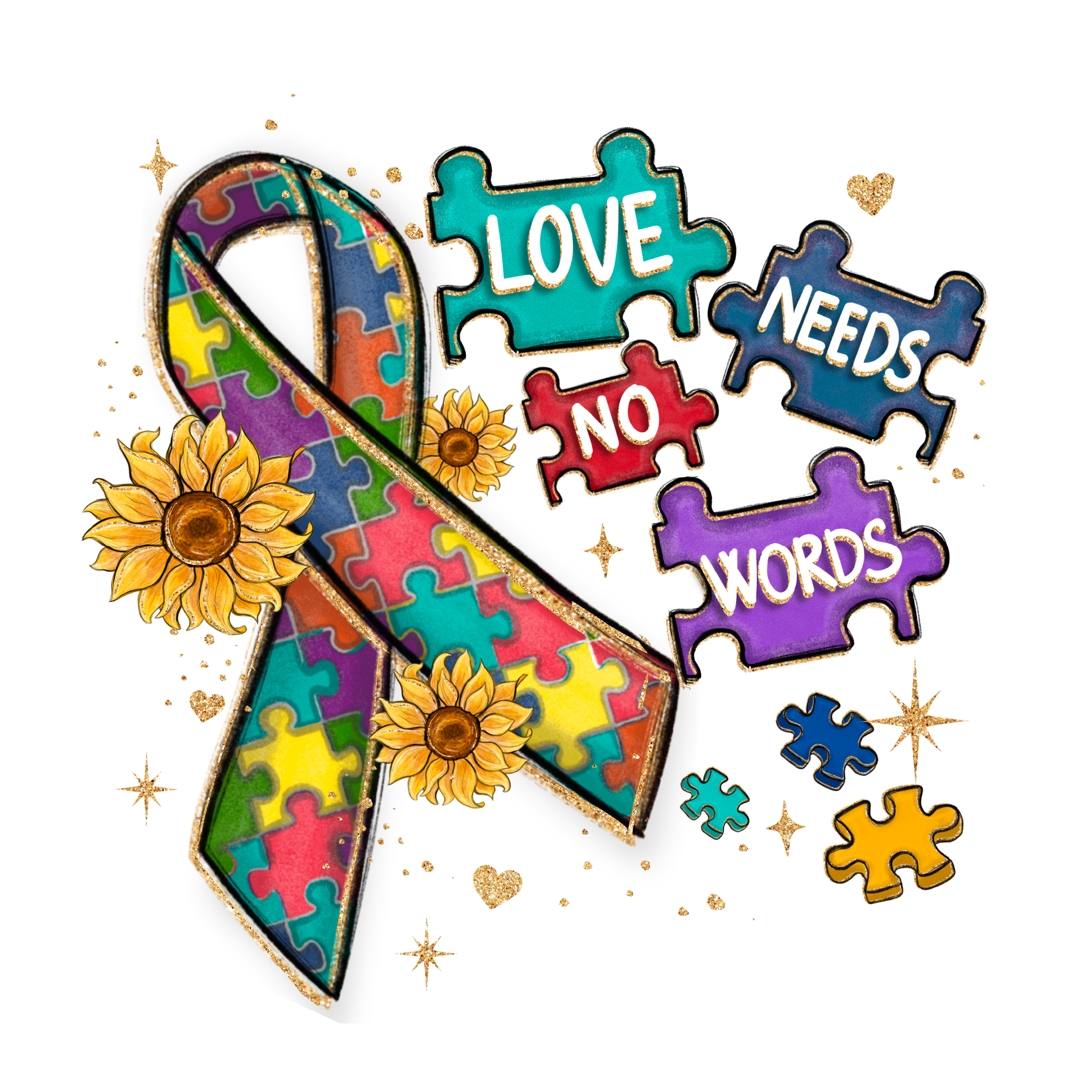 Autism 50 — Autism sublimation SVG cut file