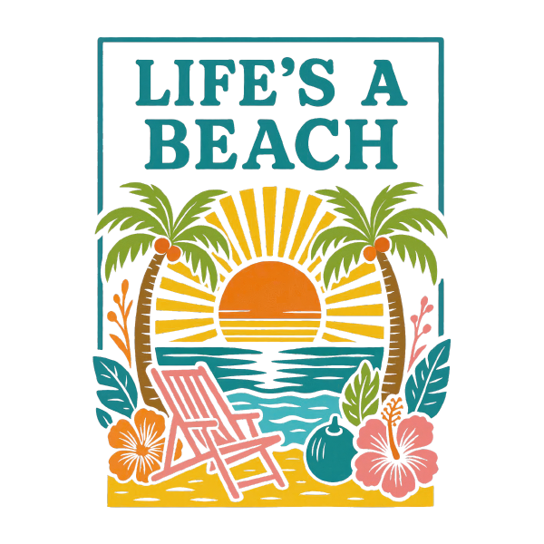 Beach 48 — Beach sublimation SVG cut file