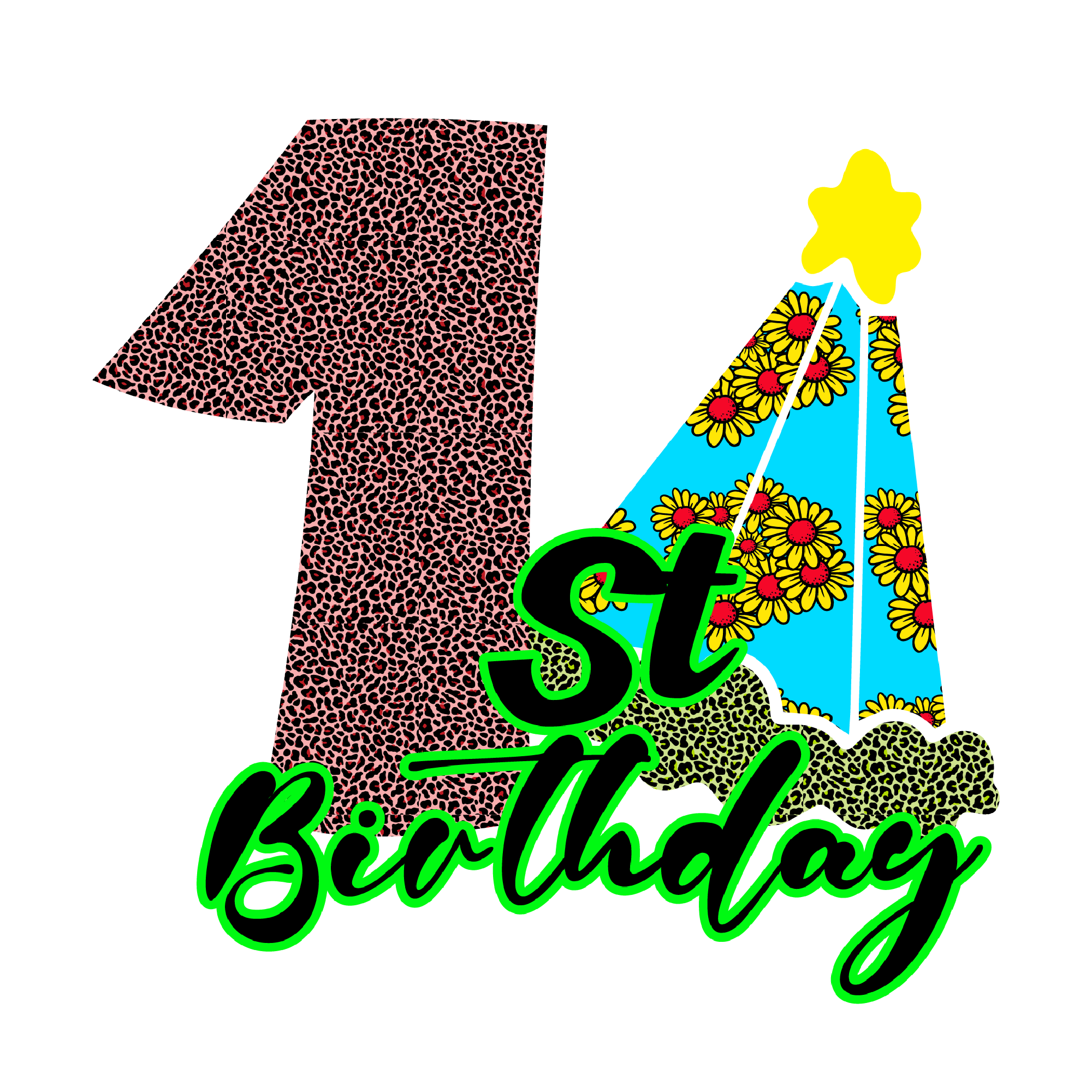 Birthday 18 — Birthday sublimation SVG cut file