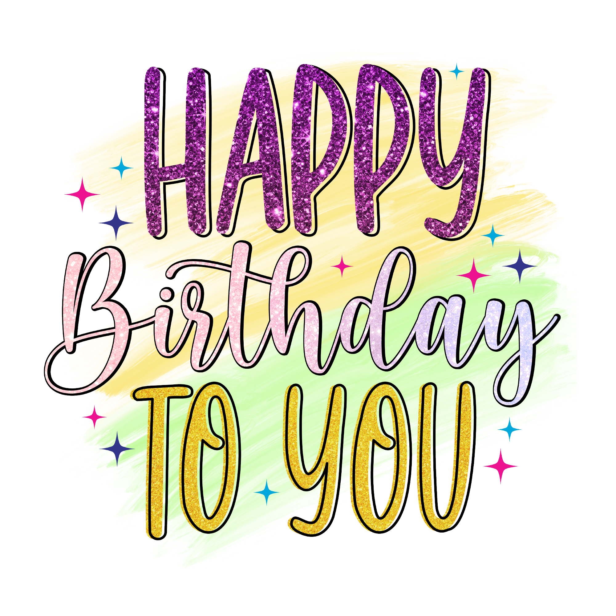 Birthday 44 — Birthday sublimation SVG cut file