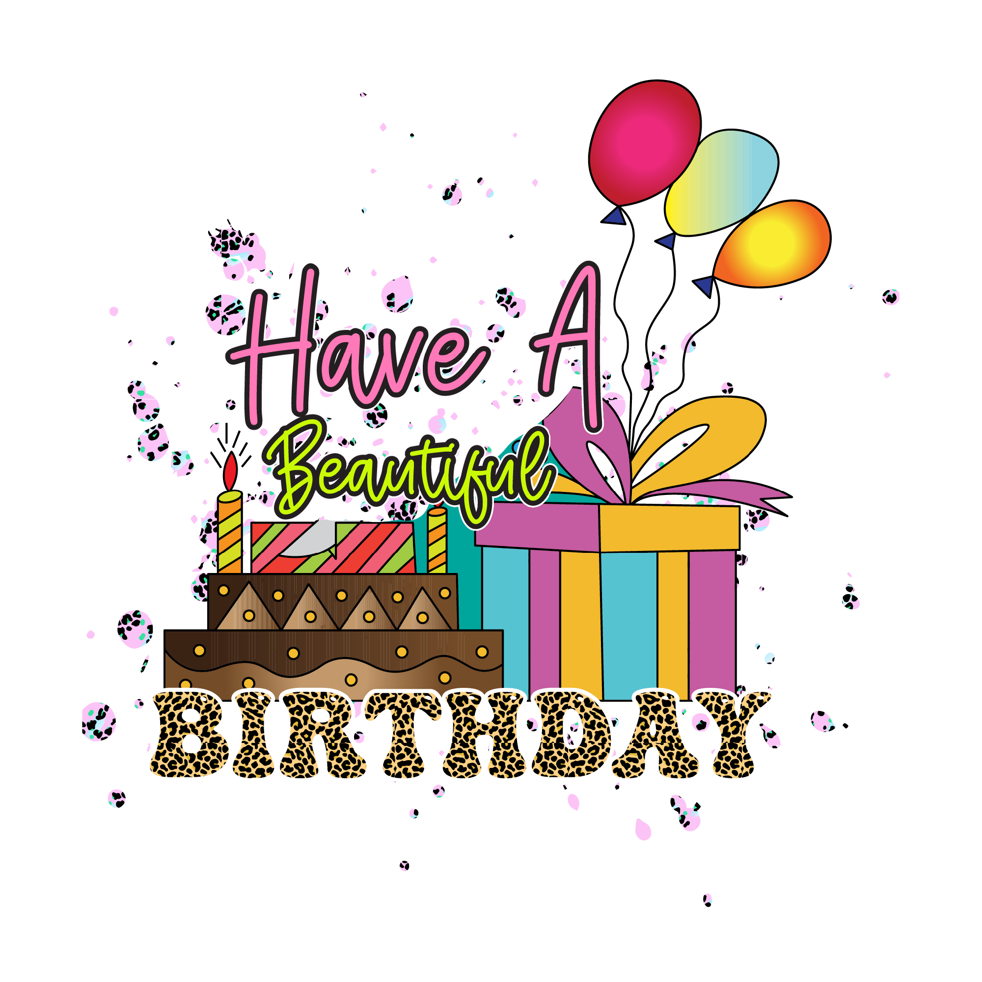 Birthday 46 — Birthday sublimation SVG cut file