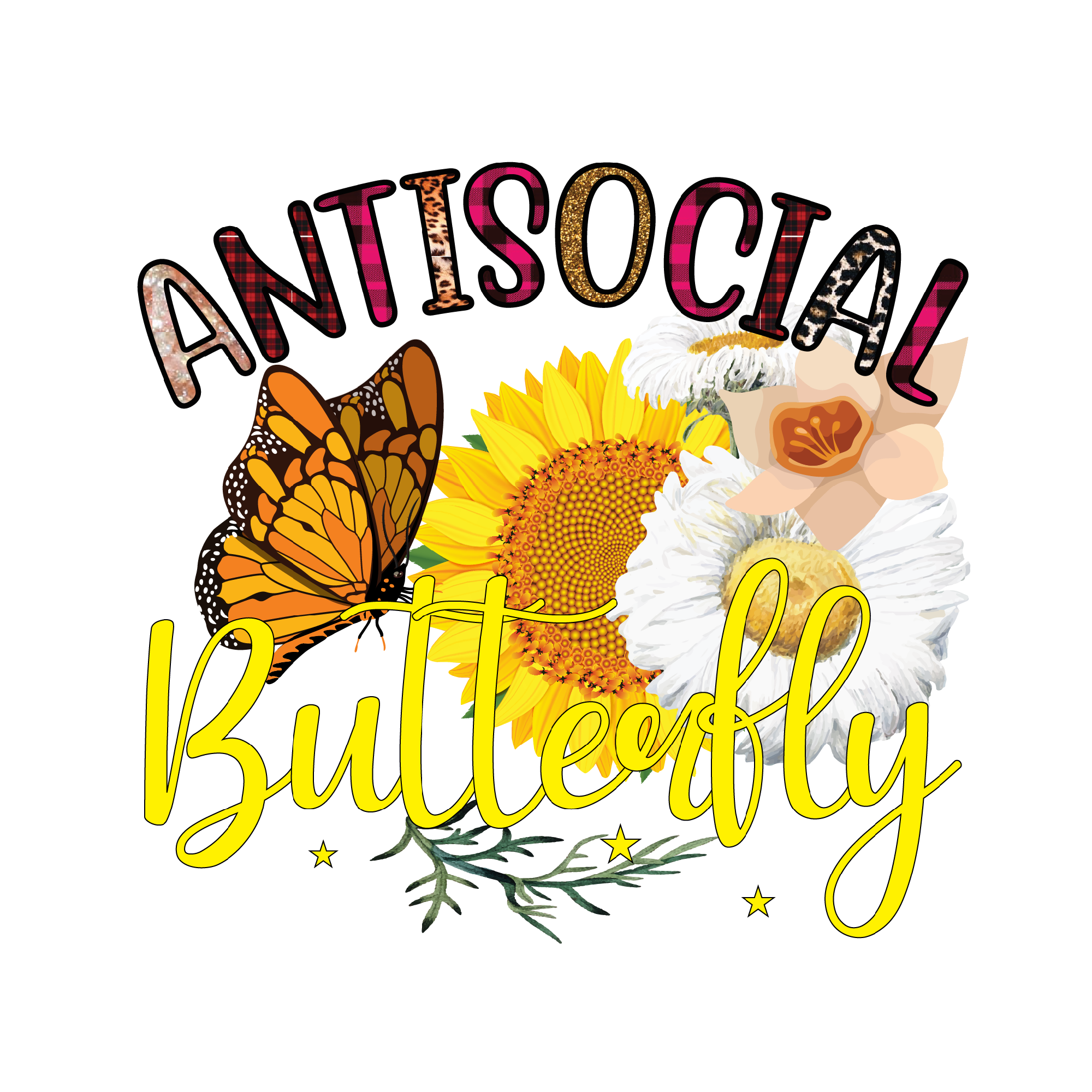 Butterfly 49 — Butterfly sublimation SVG cut file