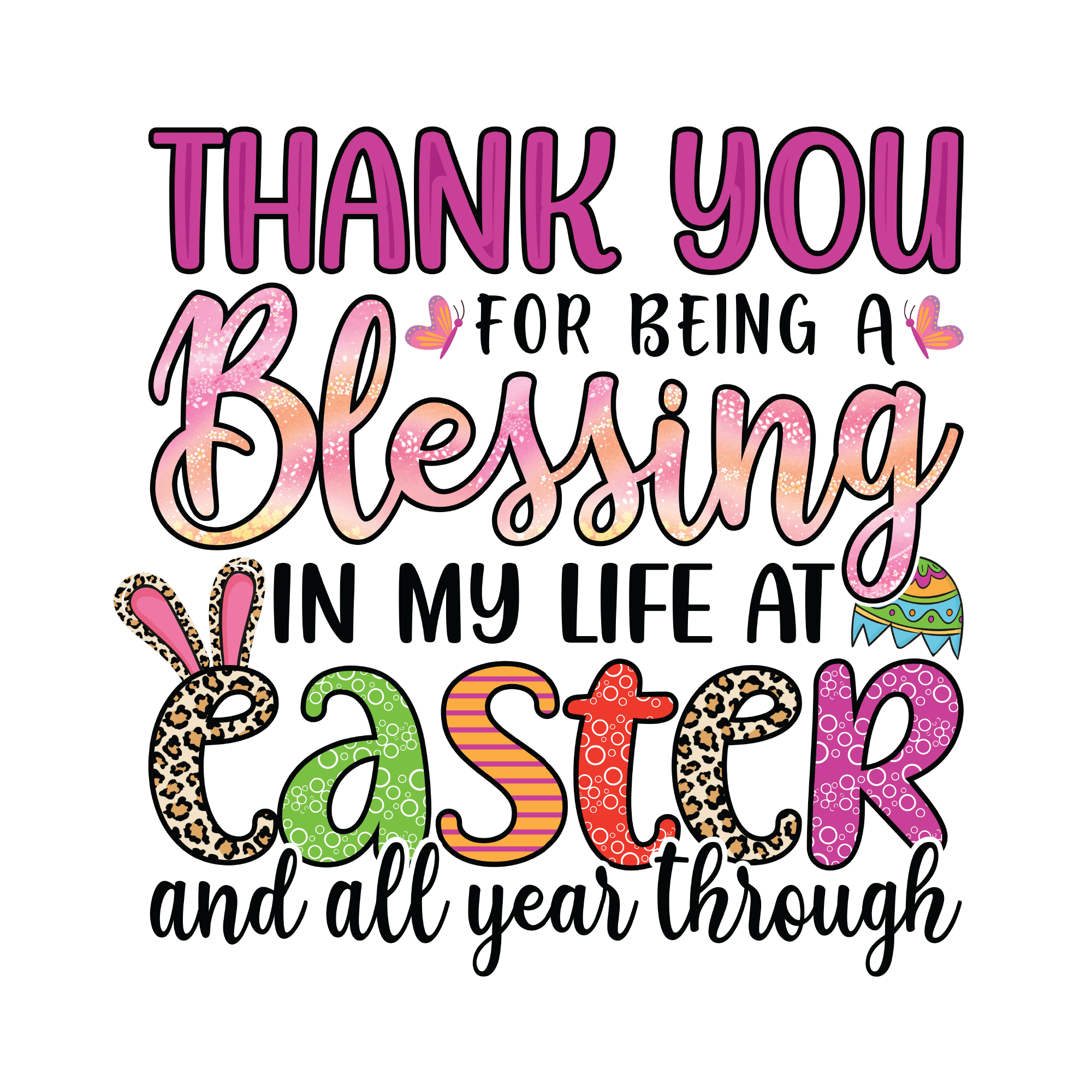 Easter 20 — Easter sublimation SVG cut file