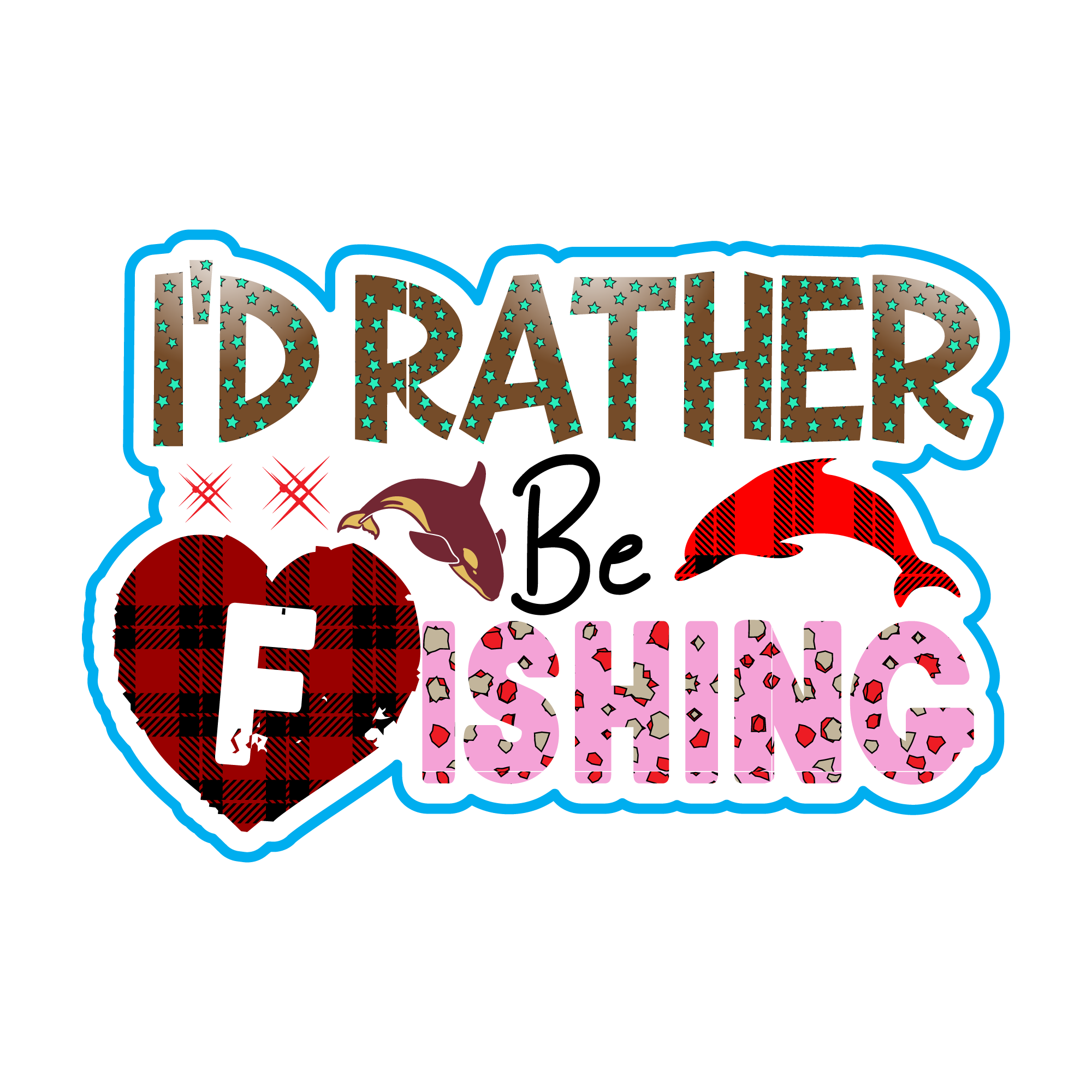 Fishing 18 — Fishing sublimation SVG cut file