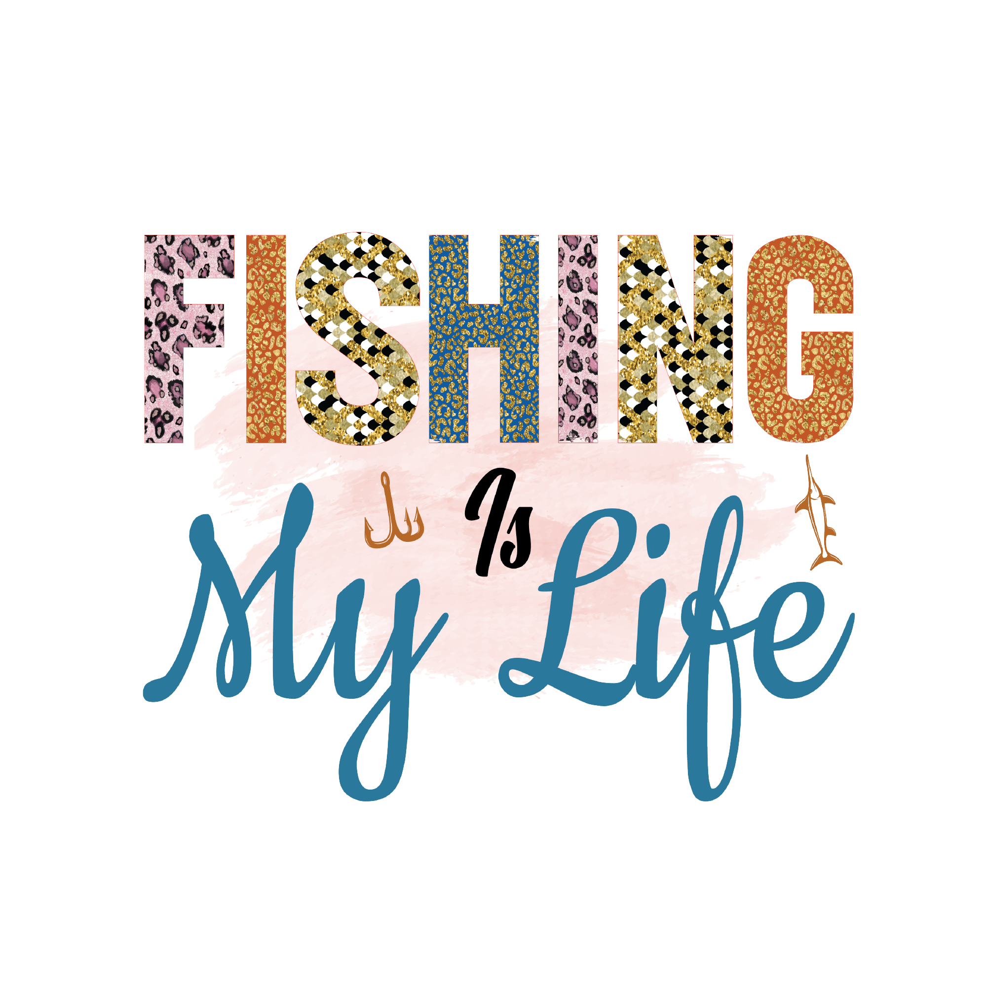 Fishing 33 — Fishing sublimation SVG cut file
