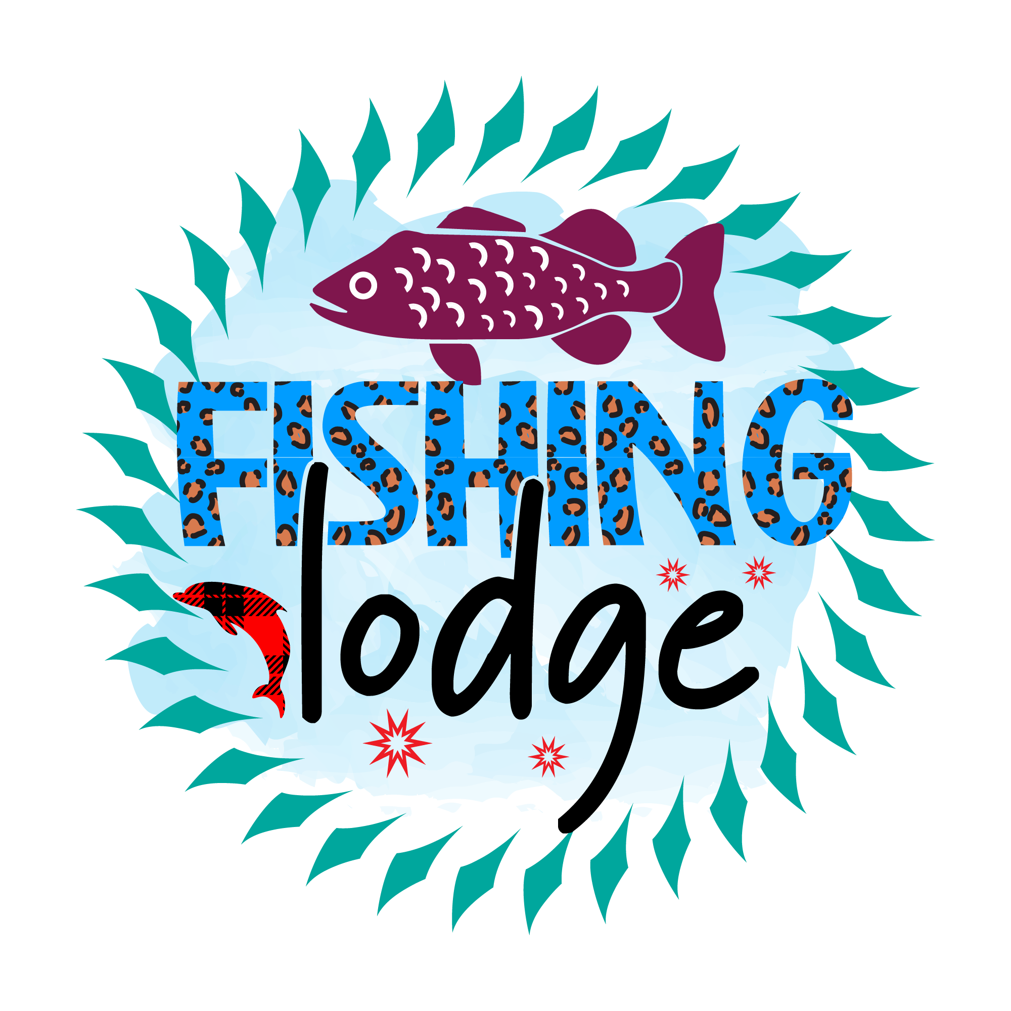 Fishing 41 — Fishing sublimation SVG cut file
