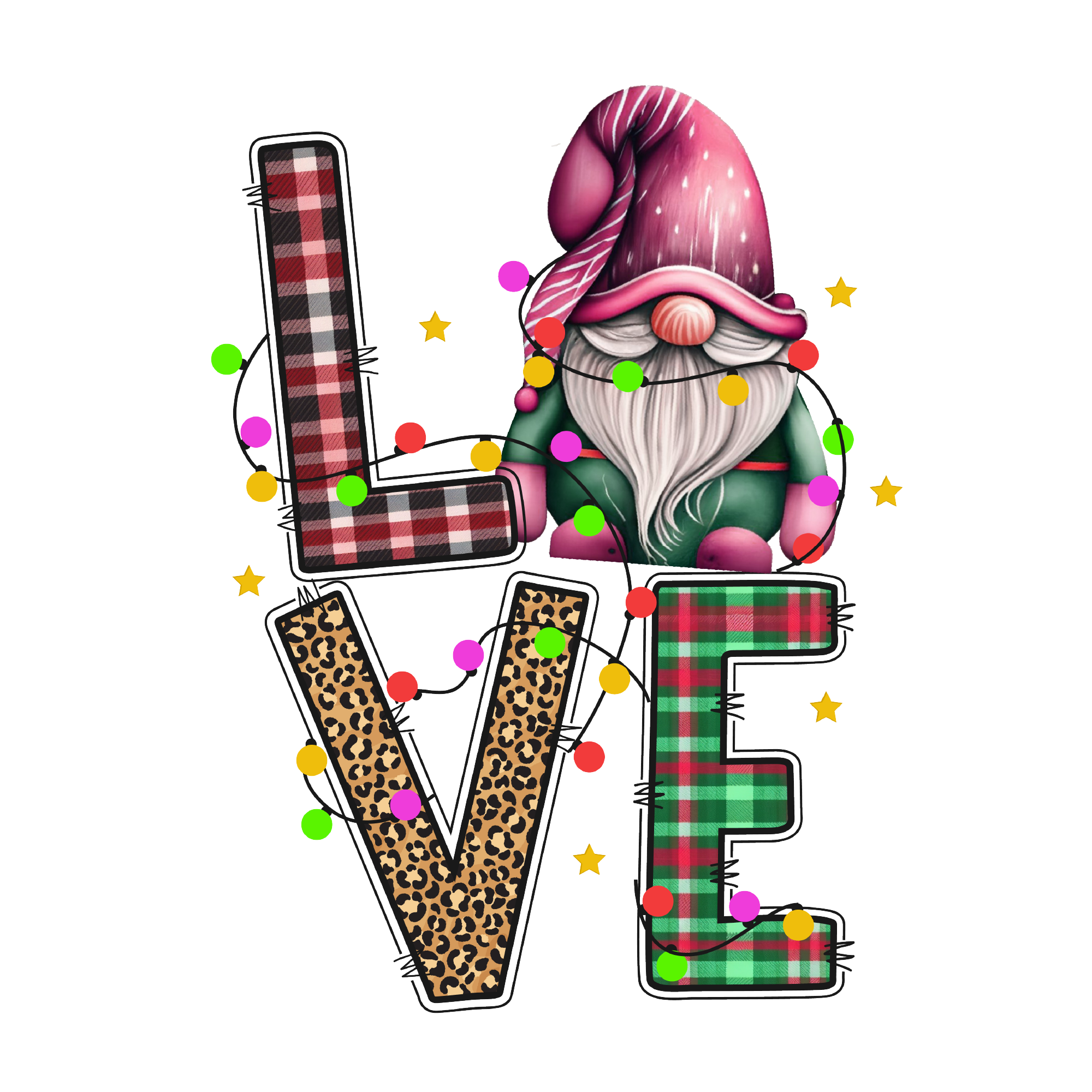 Gnome 25 — Gnome sublimation SVG cut file
